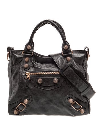 Balenciaga Leather Weekender