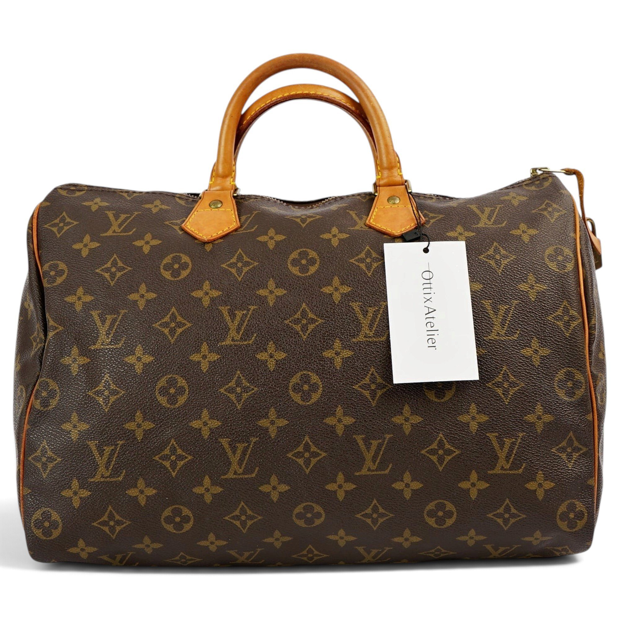 Speedy leather handbag