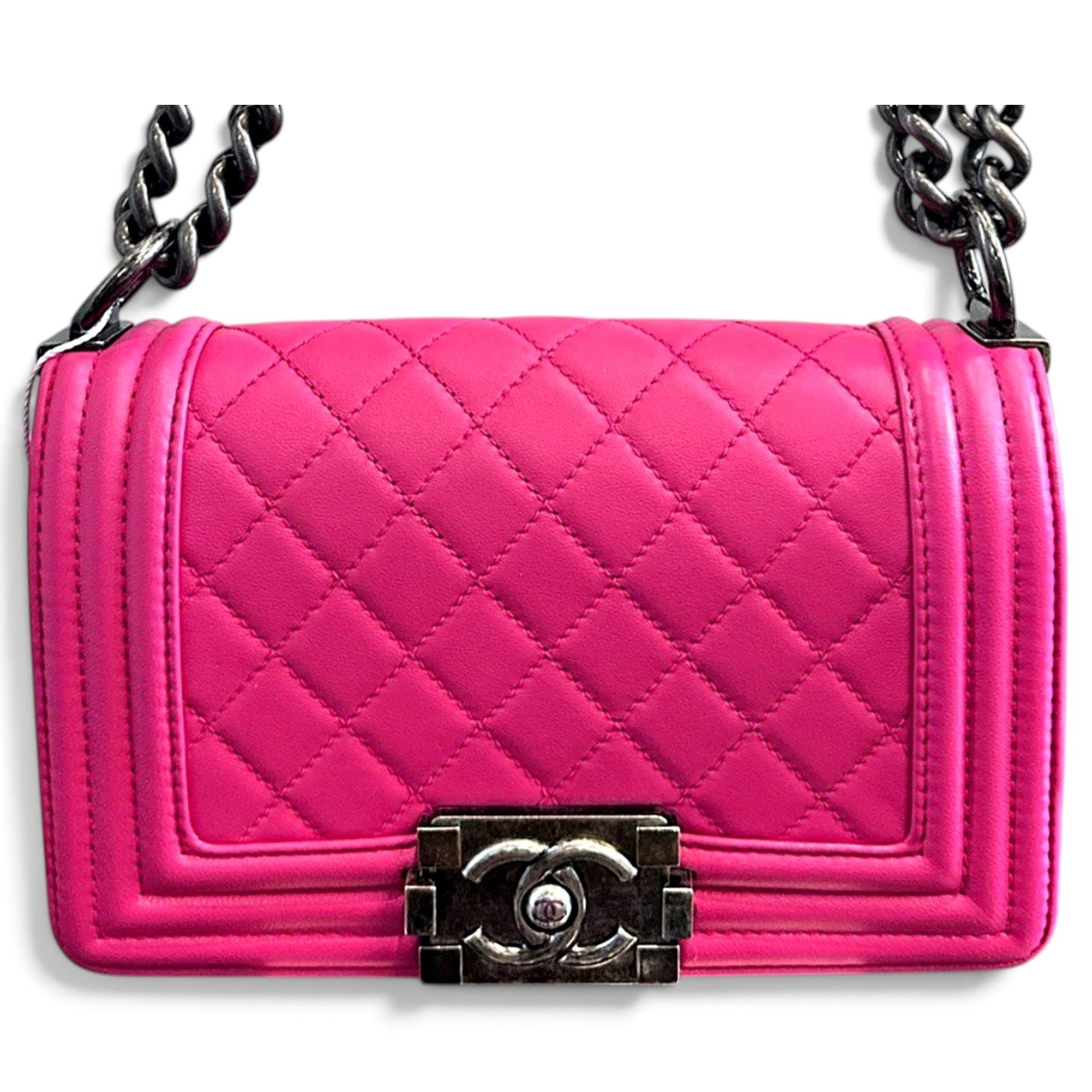 Boy leather crossbody bag