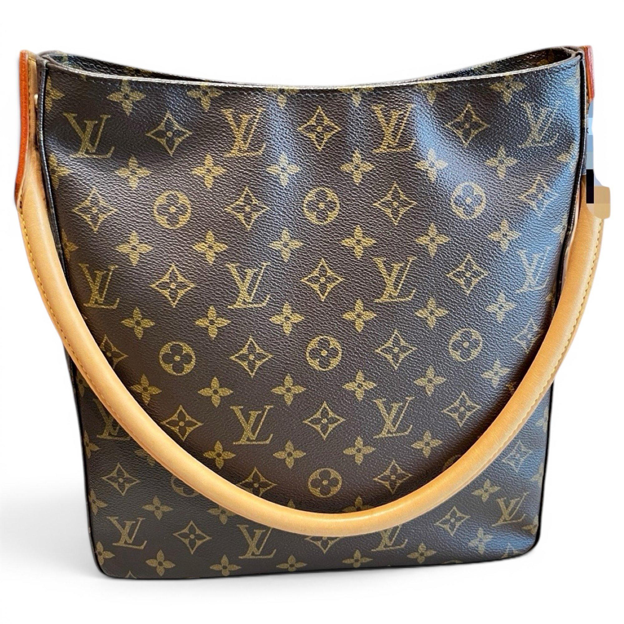 Looping cloth handbag