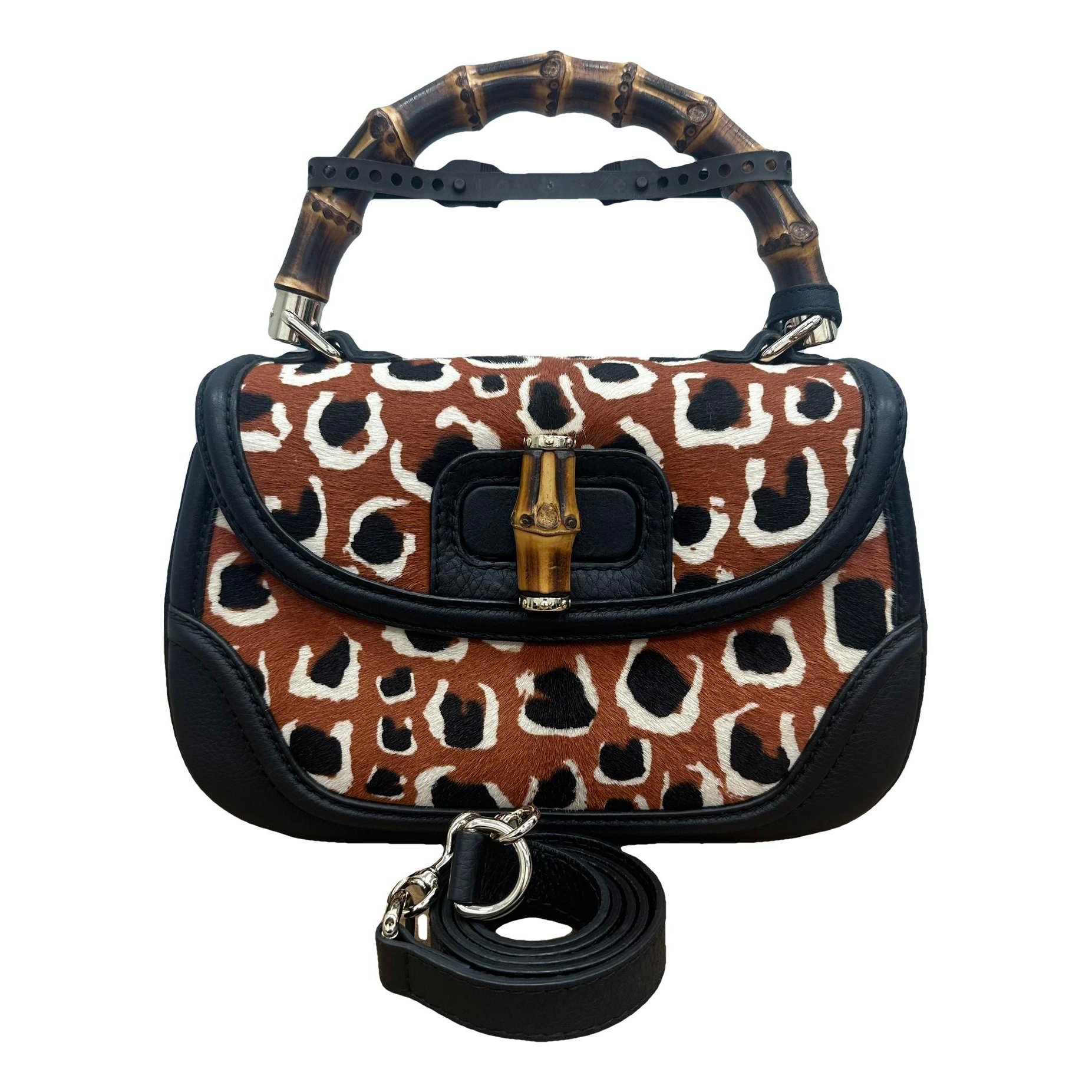 Convertible Bamboo Top Handle cloth handbag