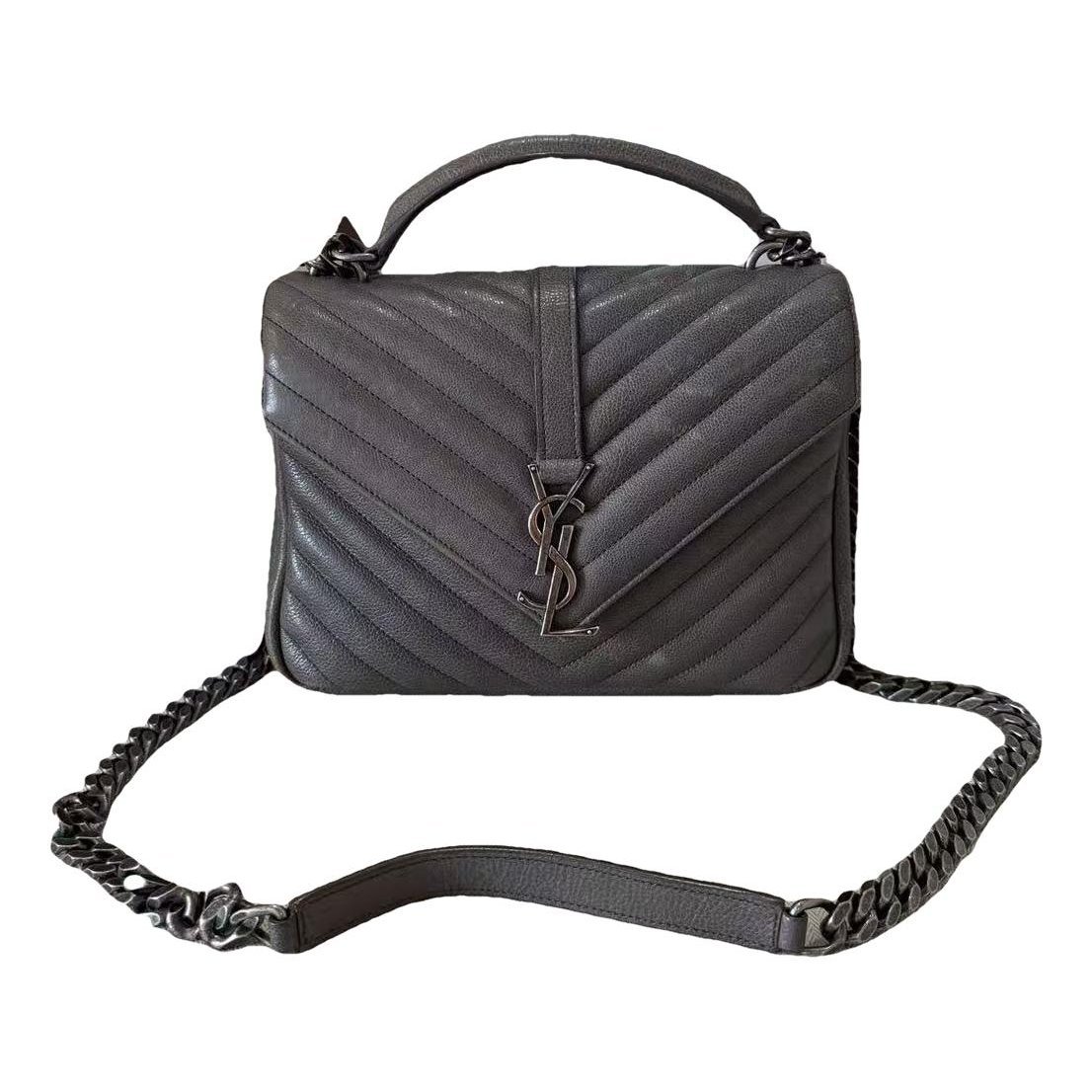 Collége monogramme leather handbag