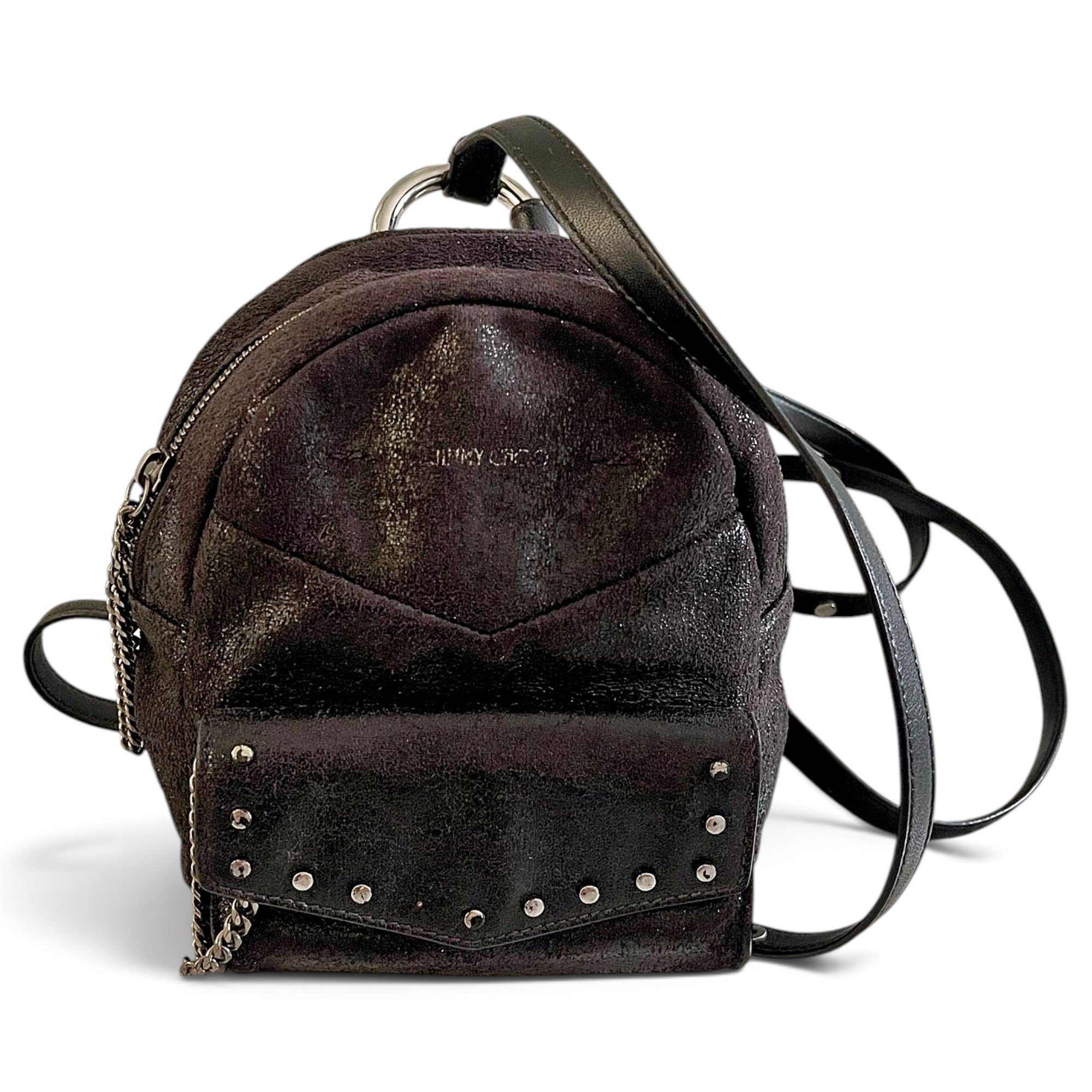 Leather backpack