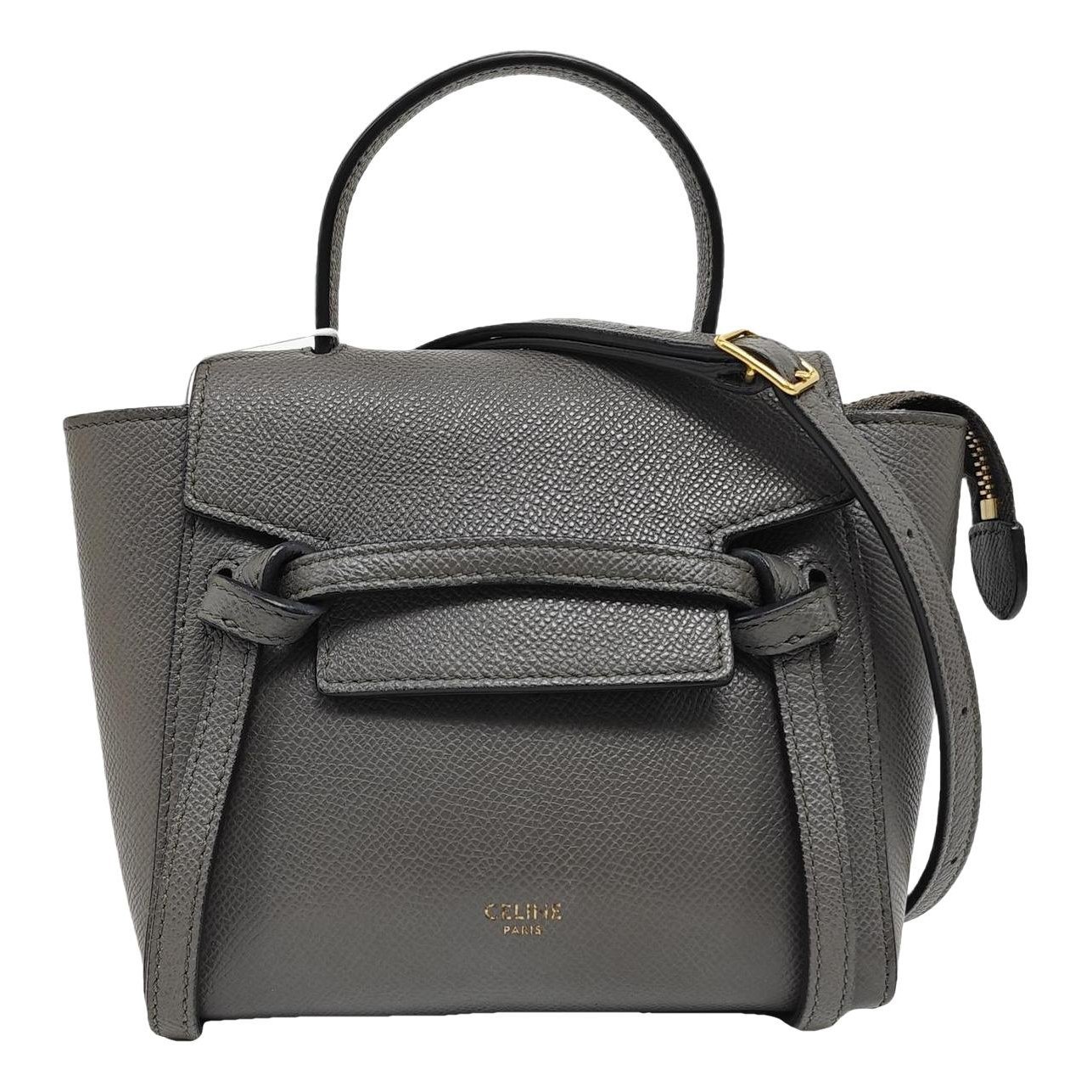 Belt leather handbag
