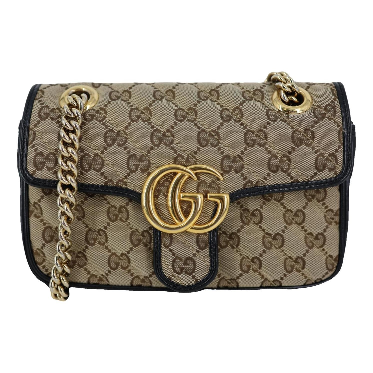 GG Marmont Flap leather handbag