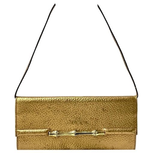 Lady Bamboo leather handbag