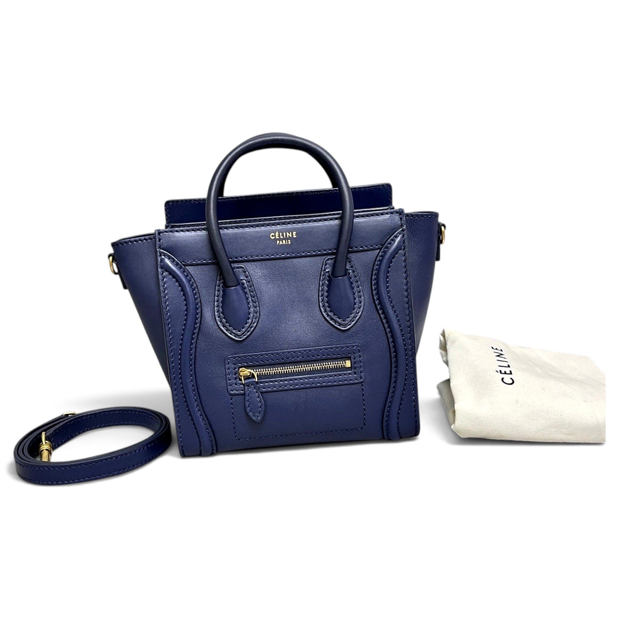 Nano Luggage leather handbag