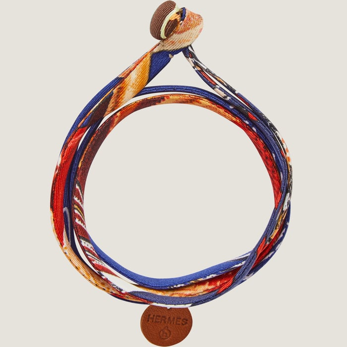 Random Double Tour Silk Bracelet