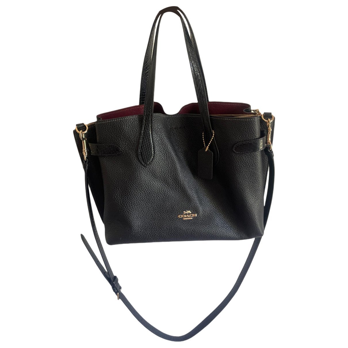 Leather handbag