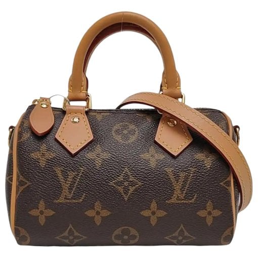 Louis Vuitton Nano Speedy / Mini HL leather handbag