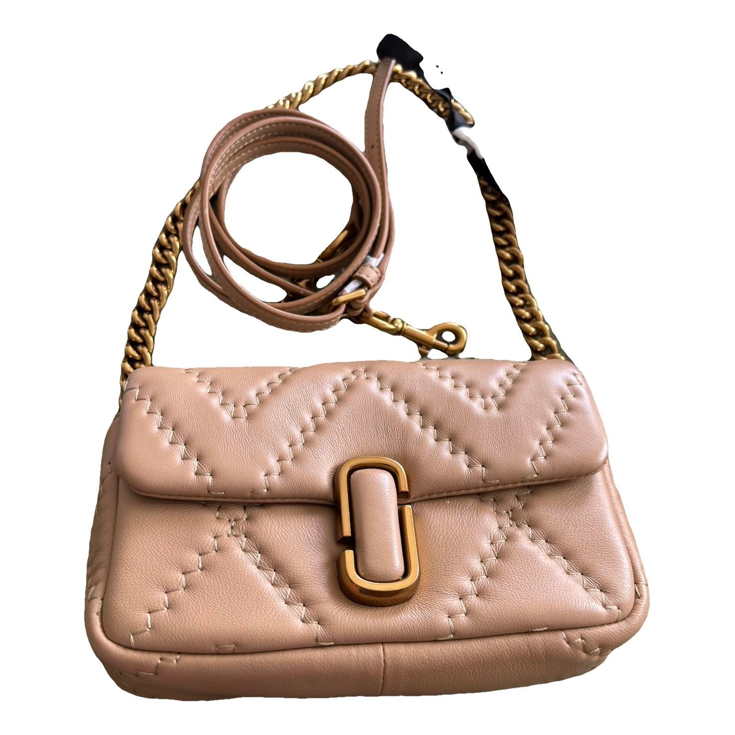 Snapshot leather handbag