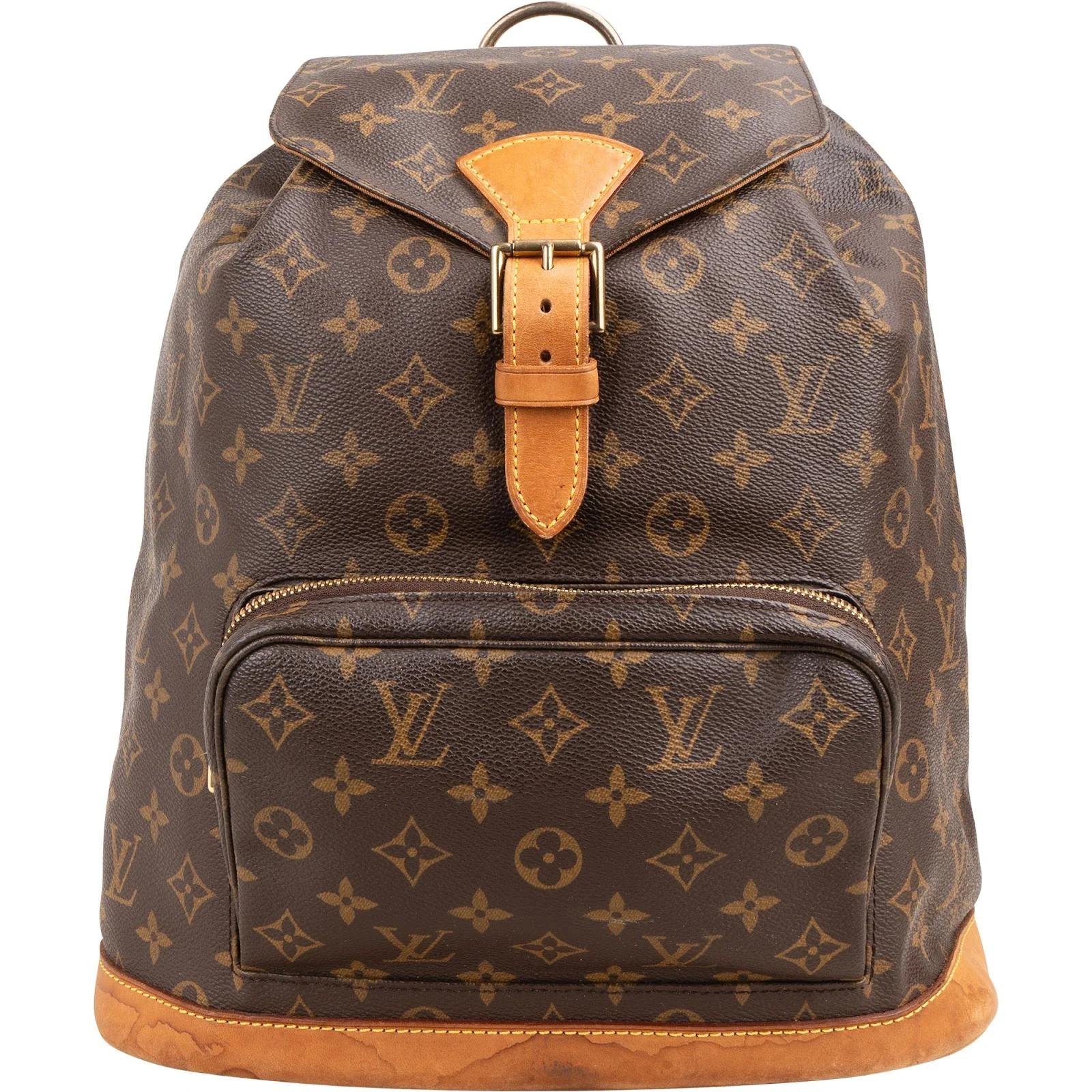 Louis Vuitton Montsouris leather backpack