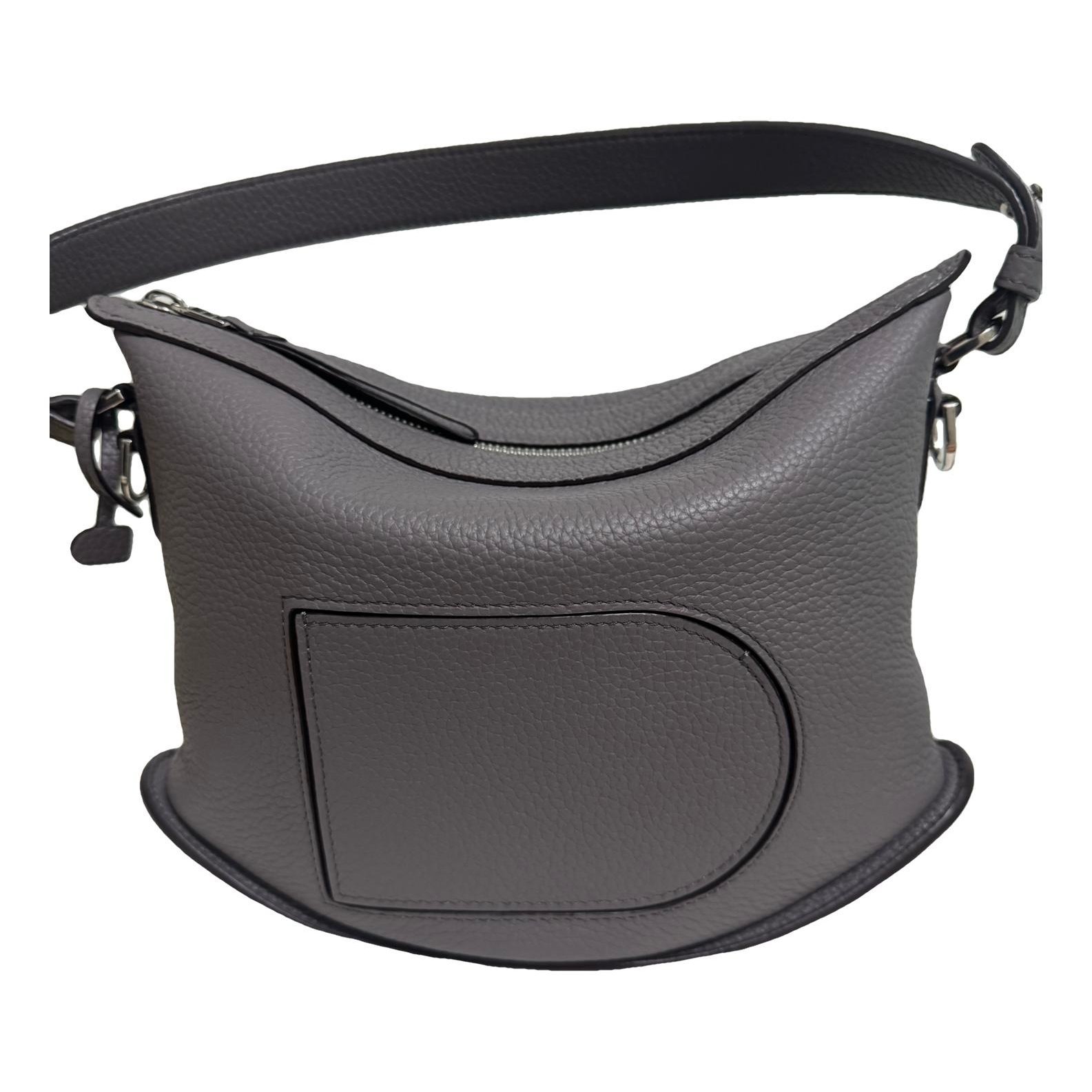 Pin leather handbag