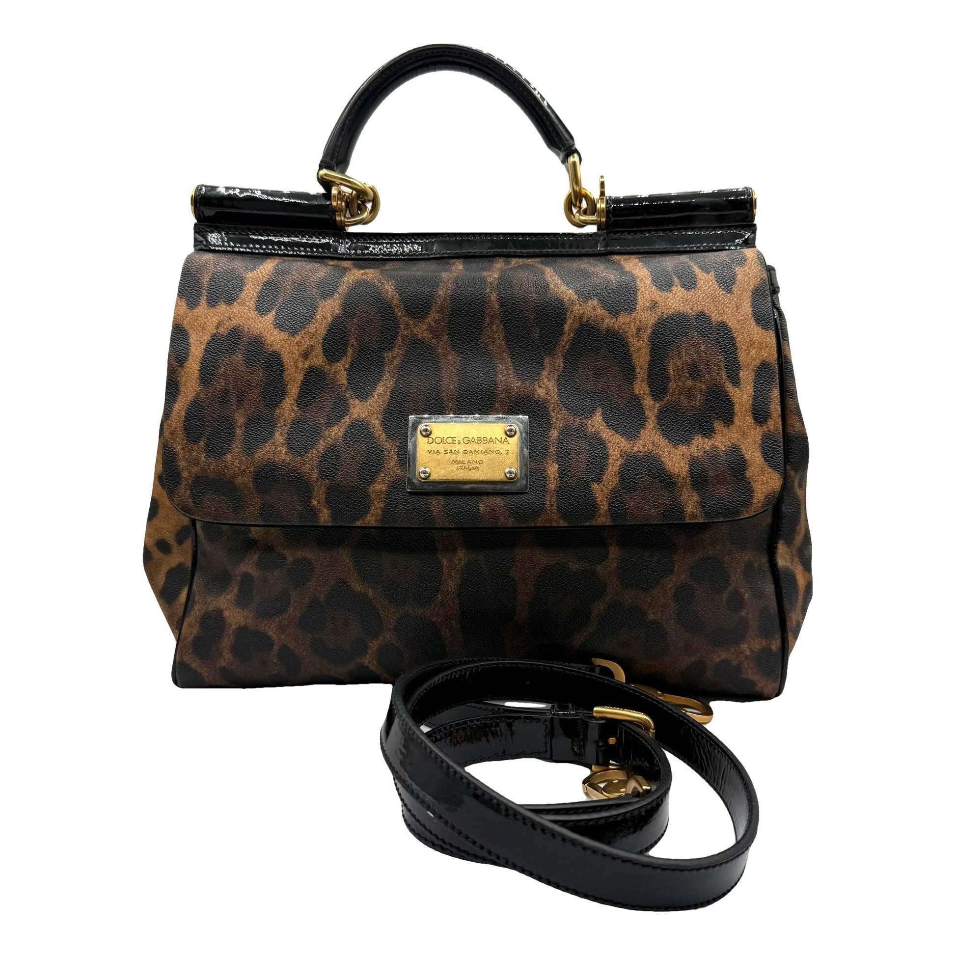 Dolce & Gabbana Sicily leather handbag