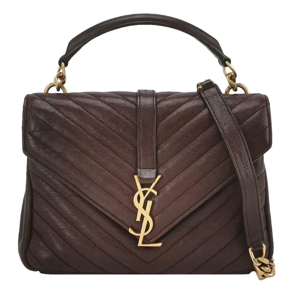 Collége monogramme leather handbag