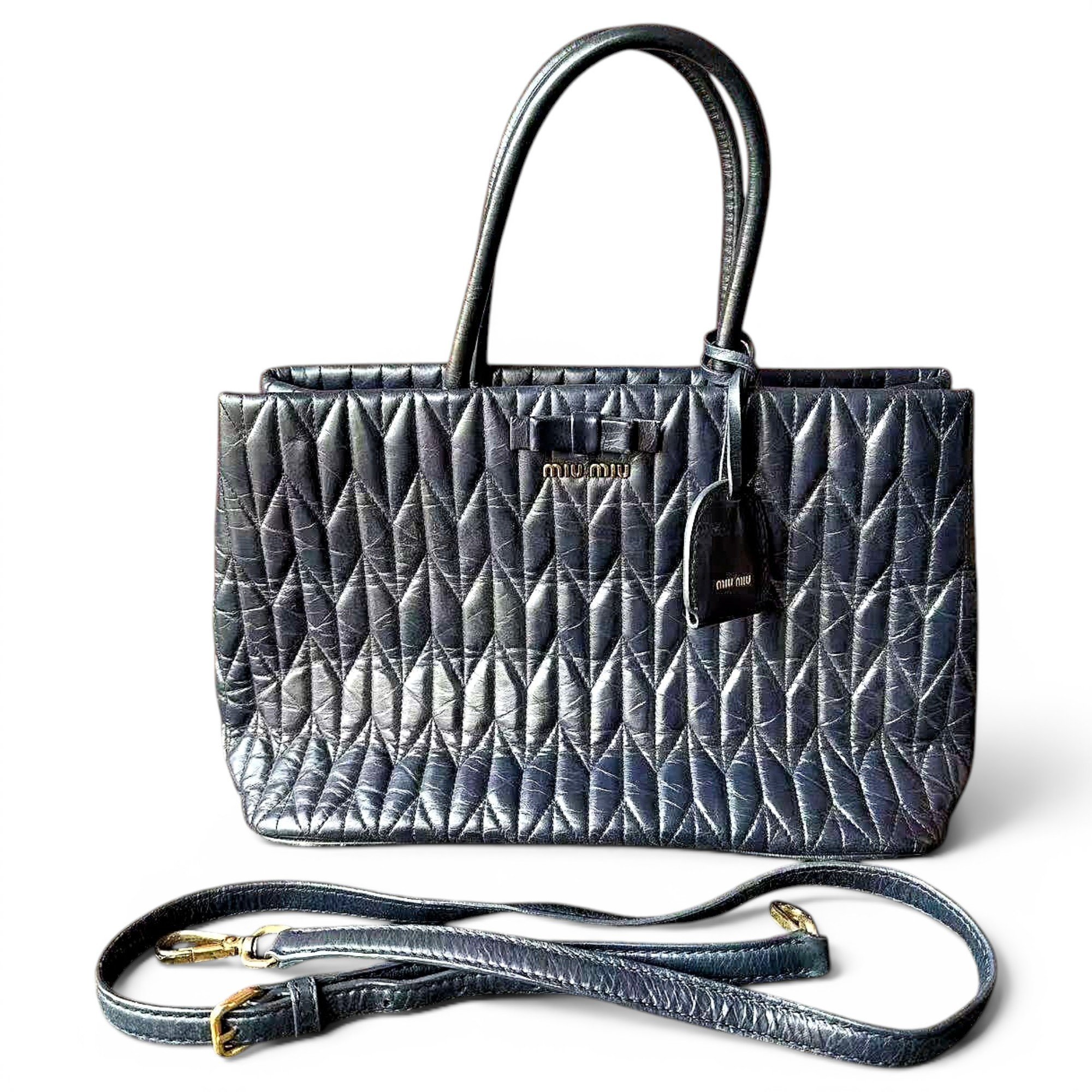 Leather handbag