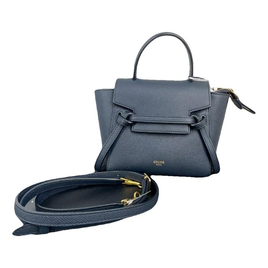 Belt leather handbag