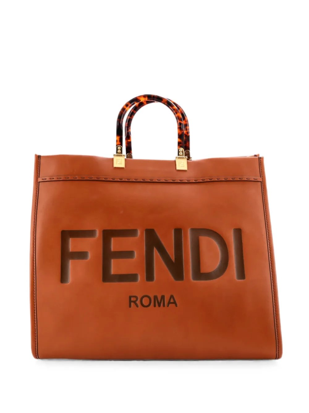 Sunshine Shopper Leather Large tote bag