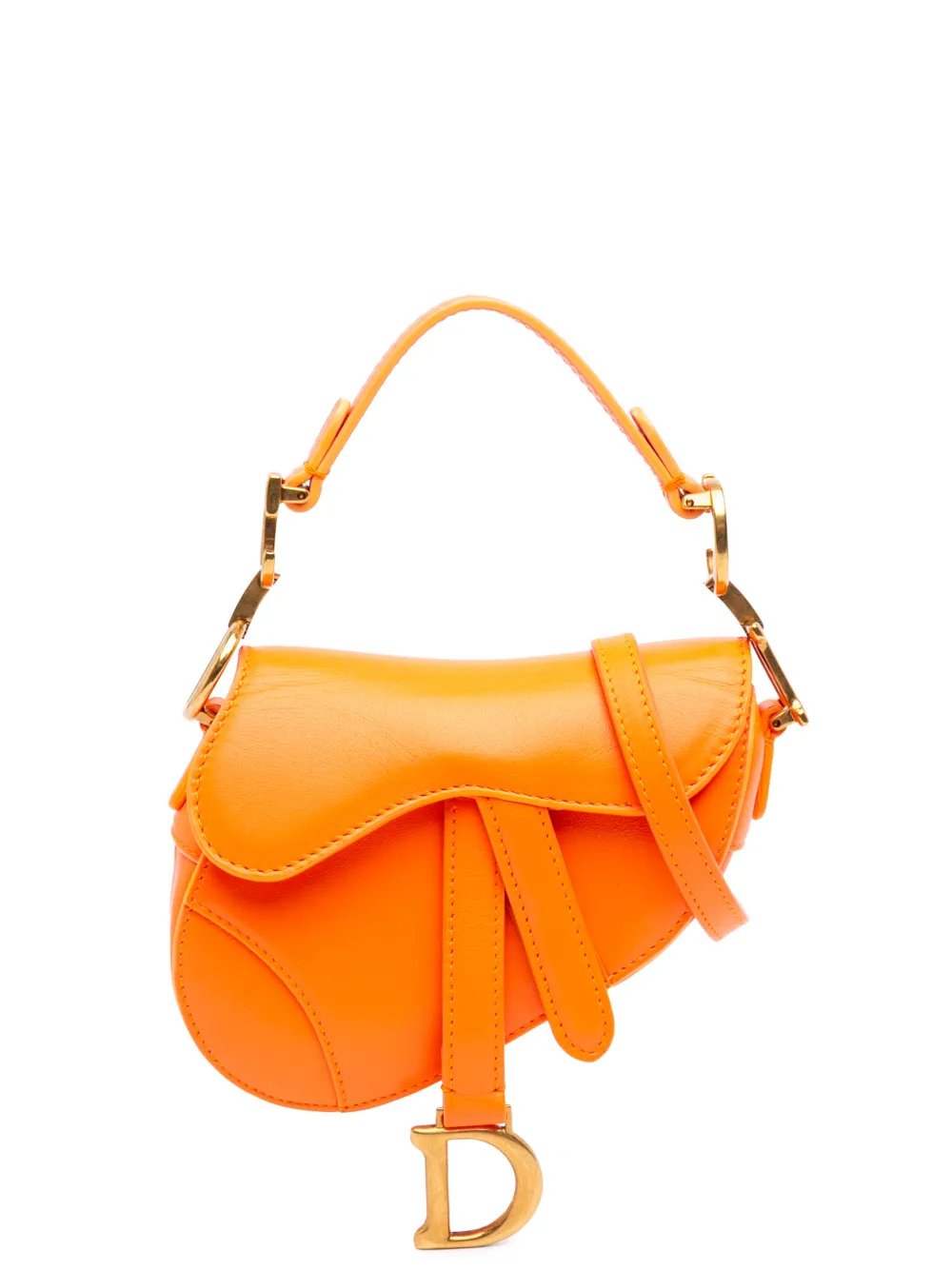 2021 Micro Goatskin Saddle Bag satchel