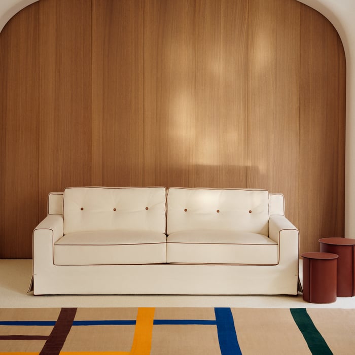 Écru Sofa Contour d'Hermès 2-seater