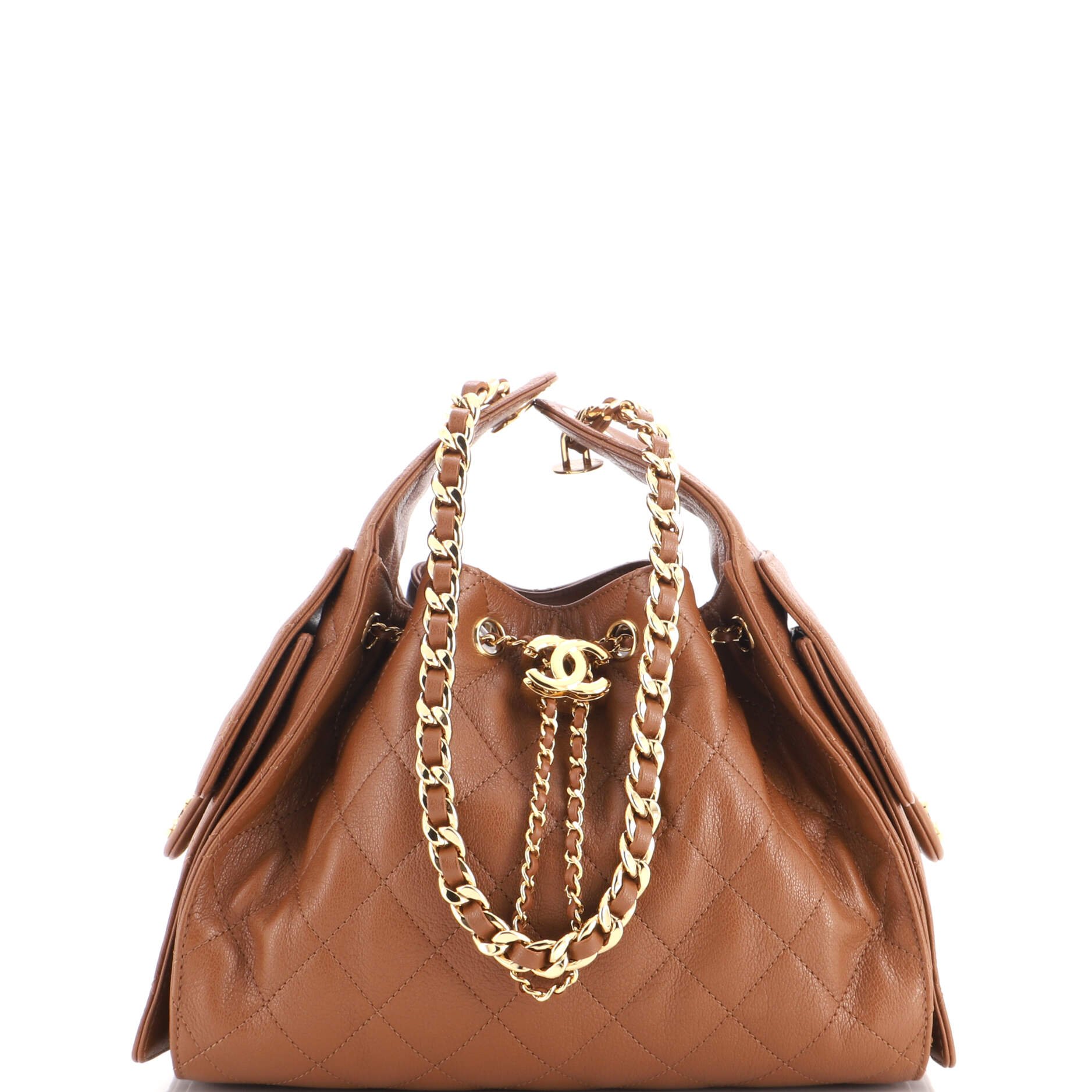 25 Hobo Bag Quilted Caviar Small
