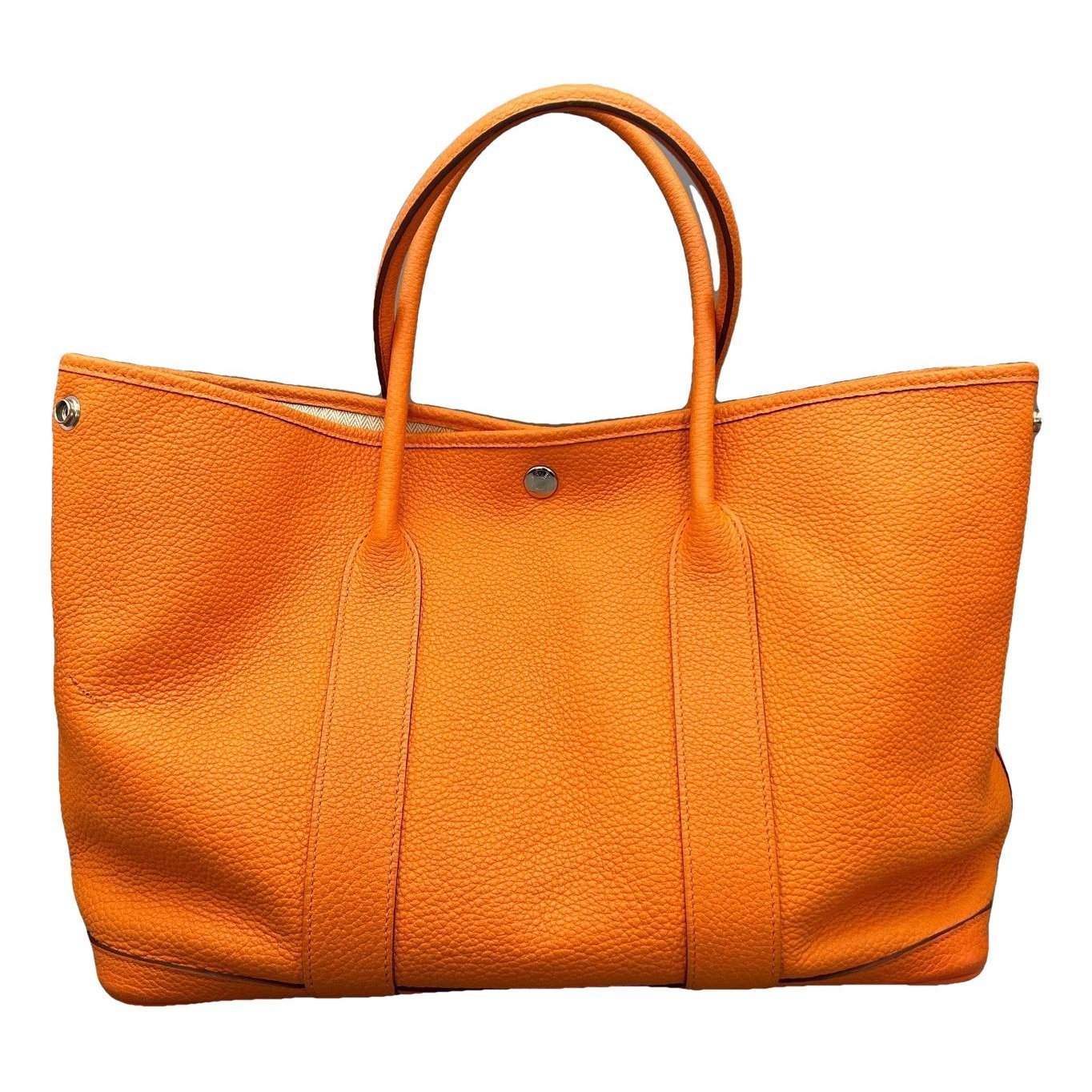 Garden Party leather handbag