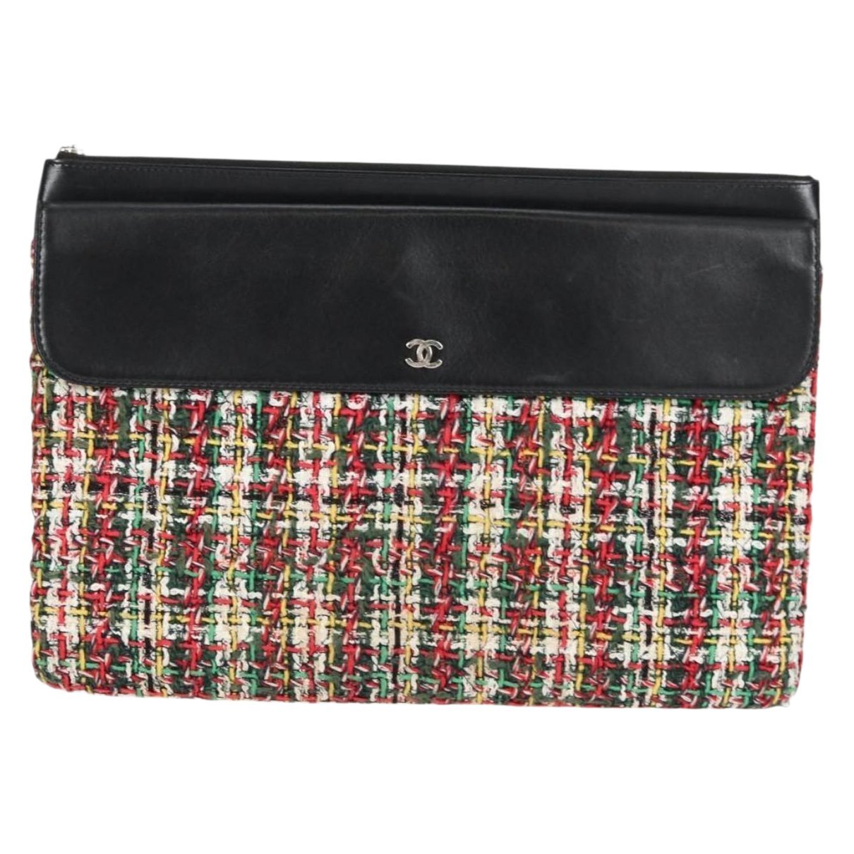 Wool clutch bag