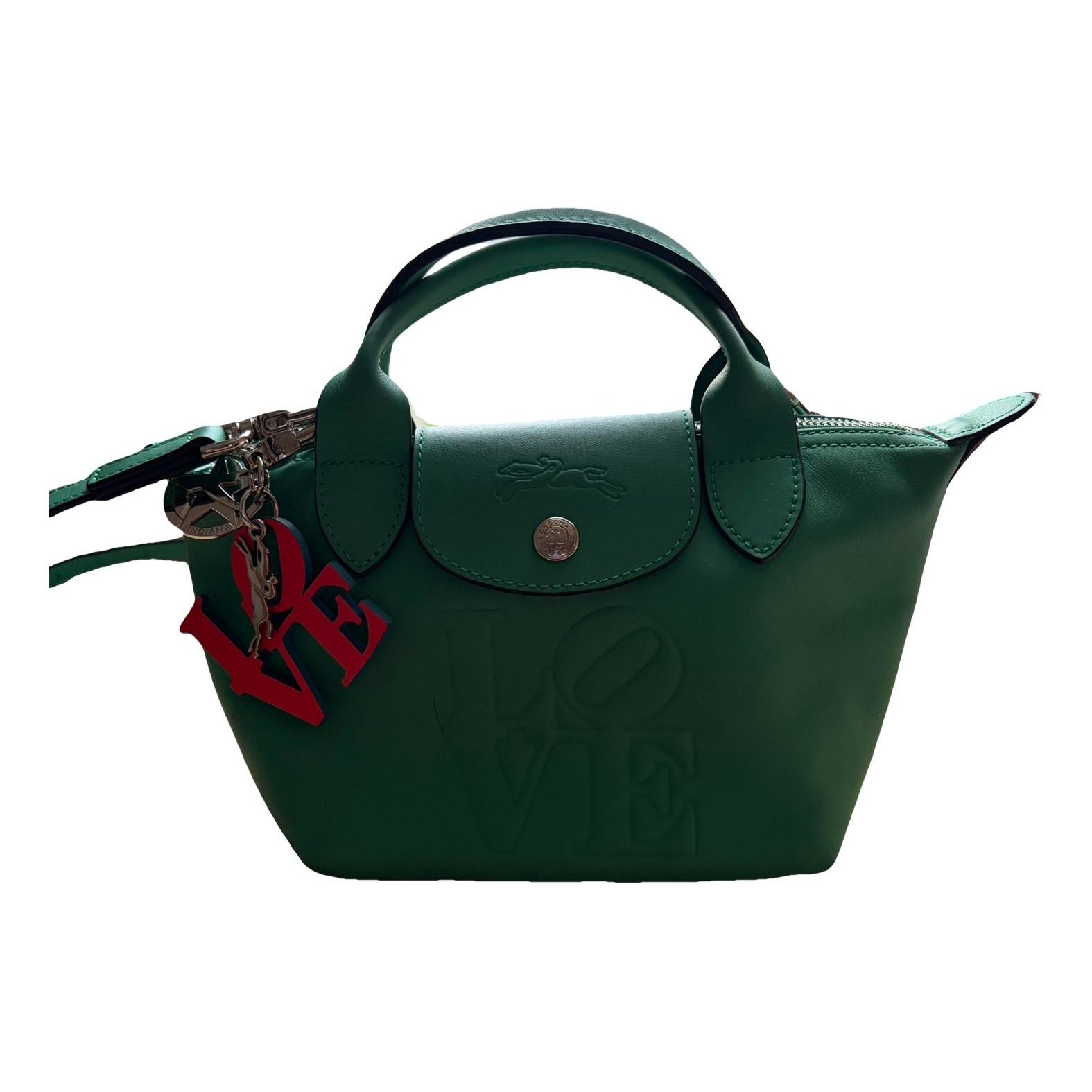 Pliage leather handbag