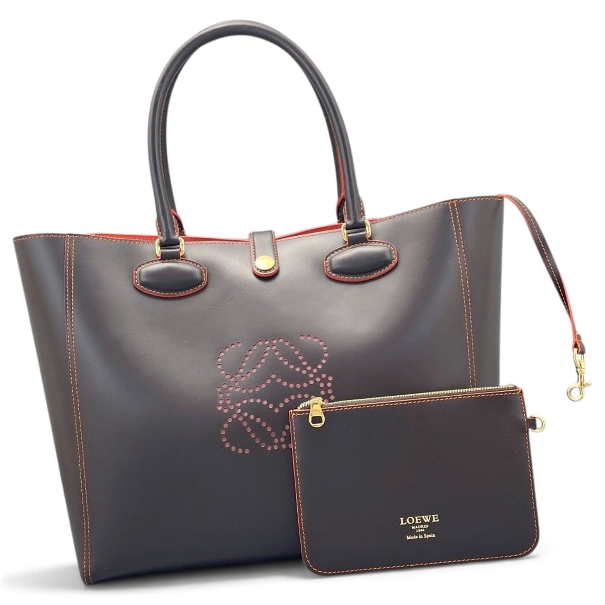 Léo leather tote