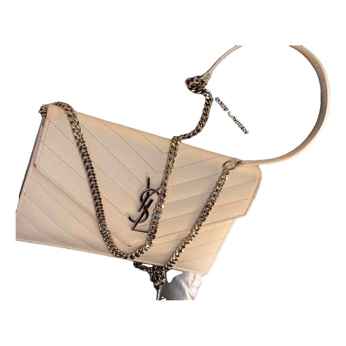 Portefeuille enveloppe leather crossbody bag