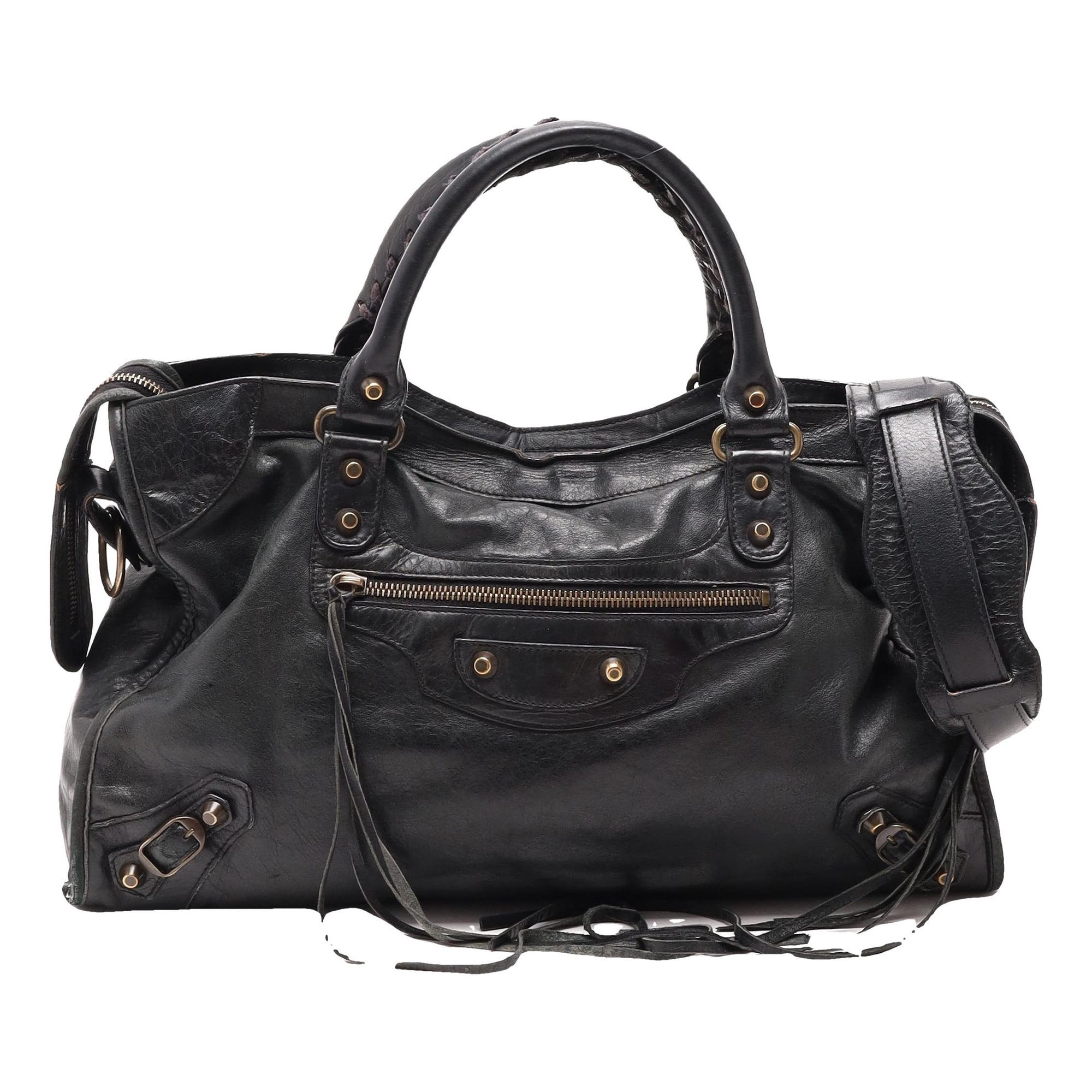 City leather crossbody bag