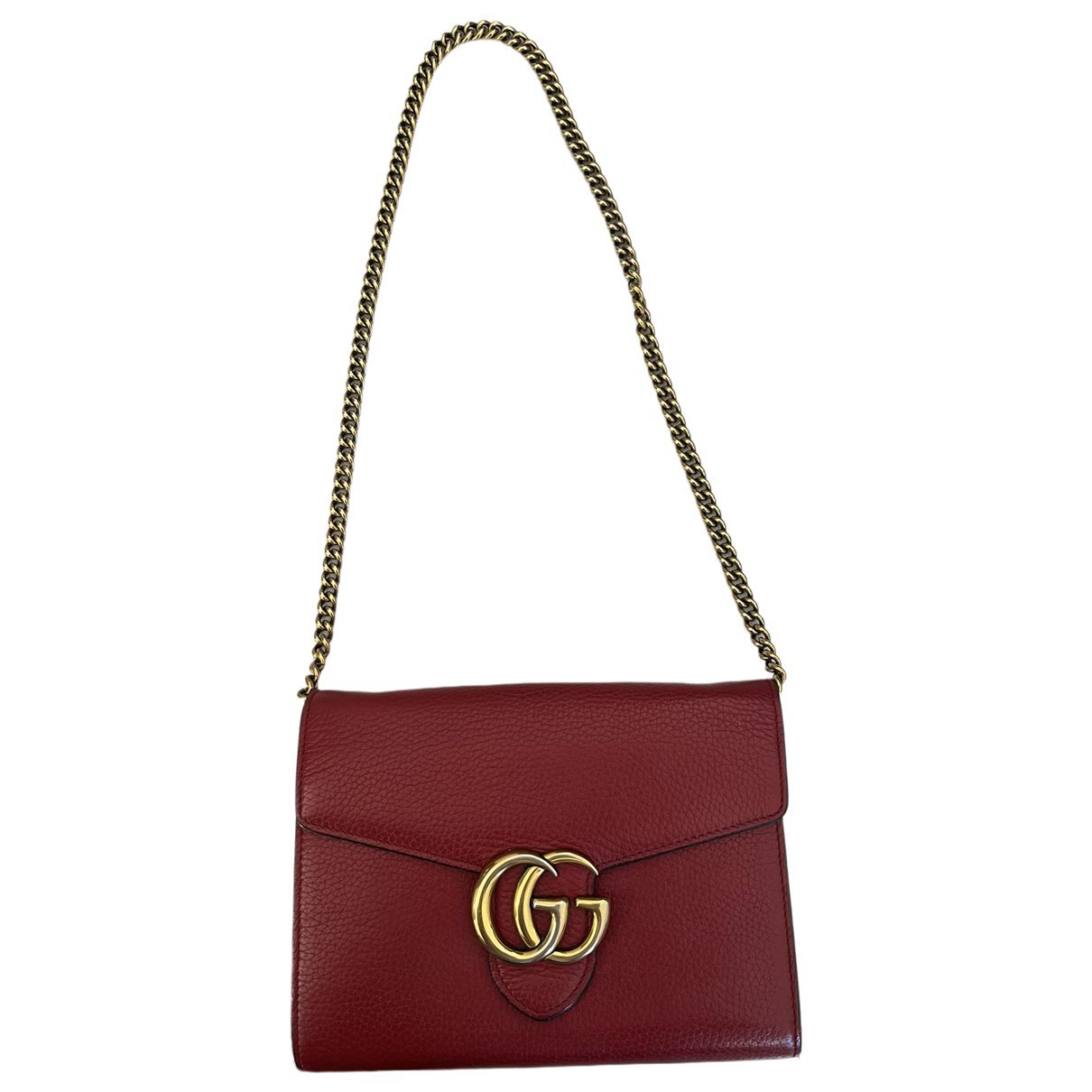 GG Marmont Chain leather crossbody bag