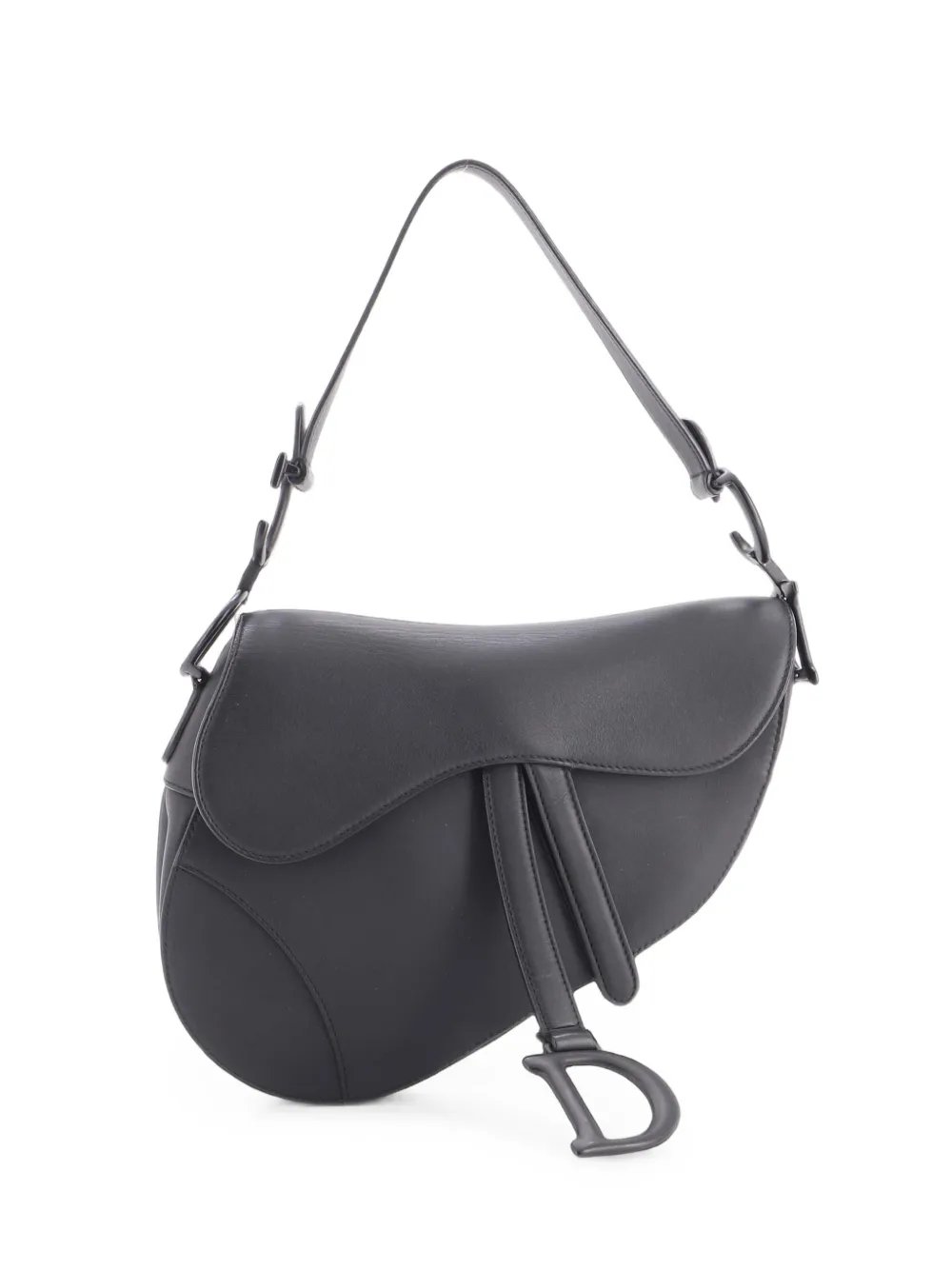 Dior Ultra Matte Saddle Handbag Leather Medium shoulder bag