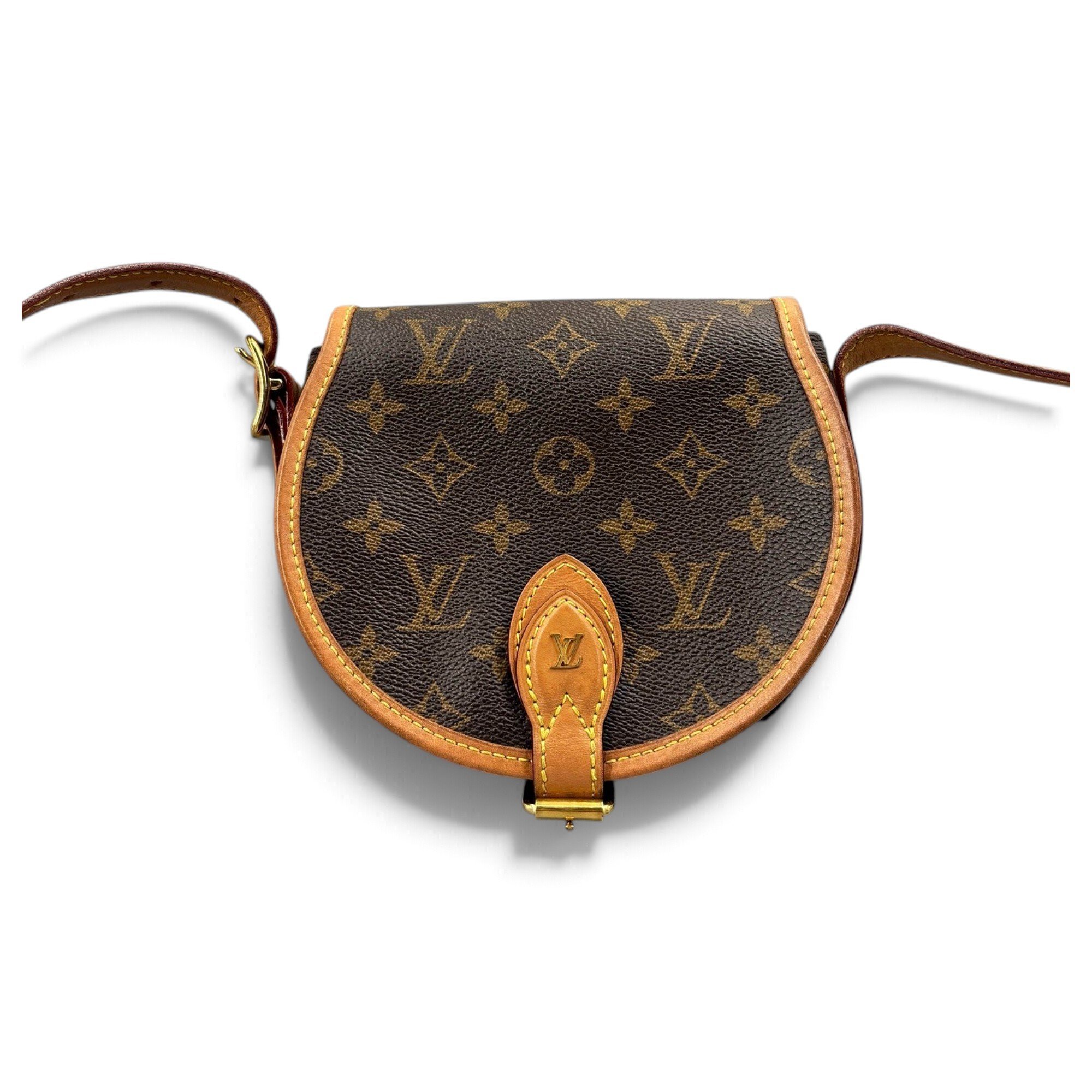 Tambourin leather handbag