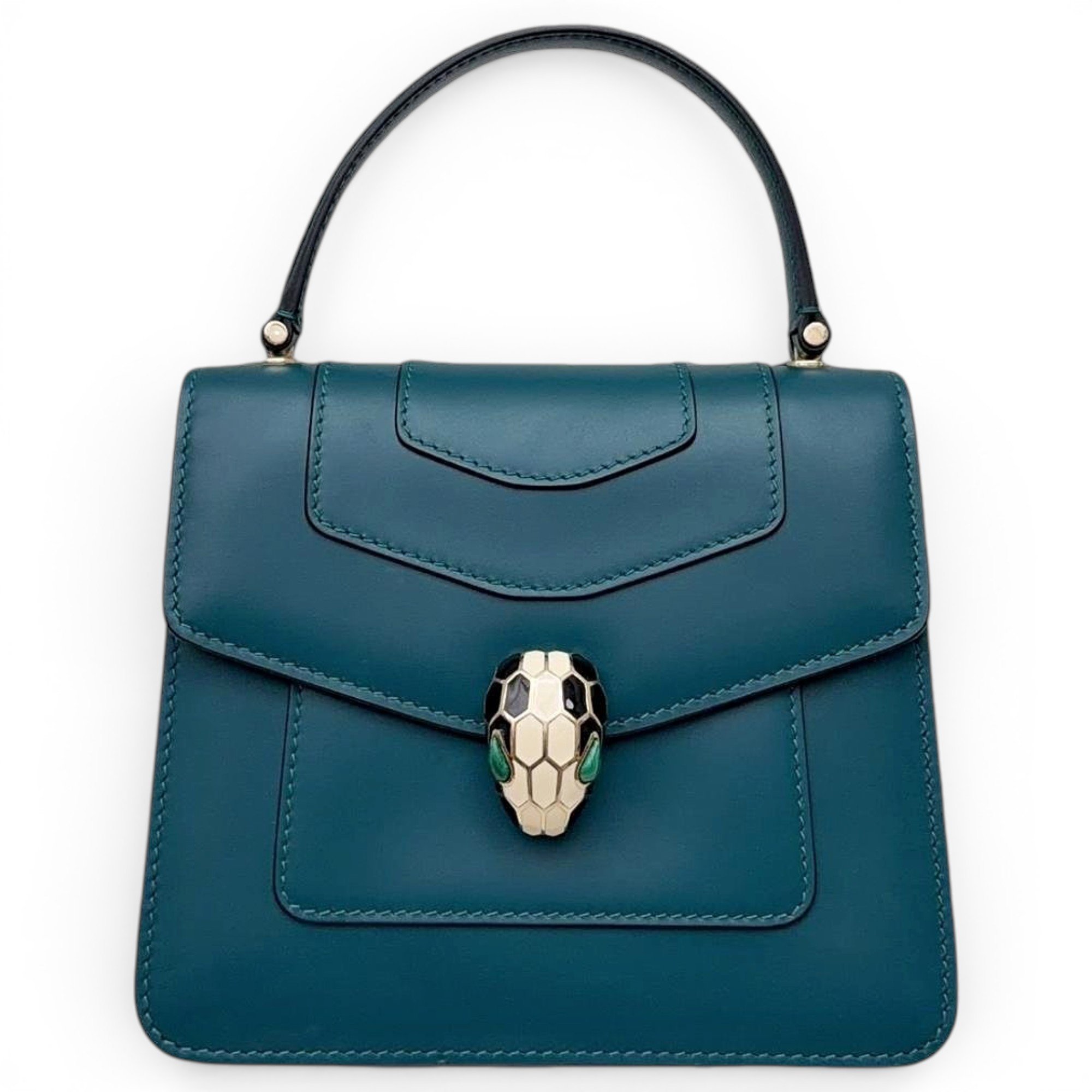 Serpenti leather crossbody bag