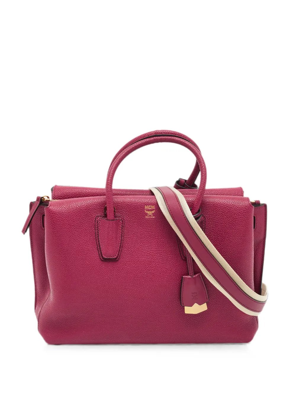 MCM Milla leather tote bag