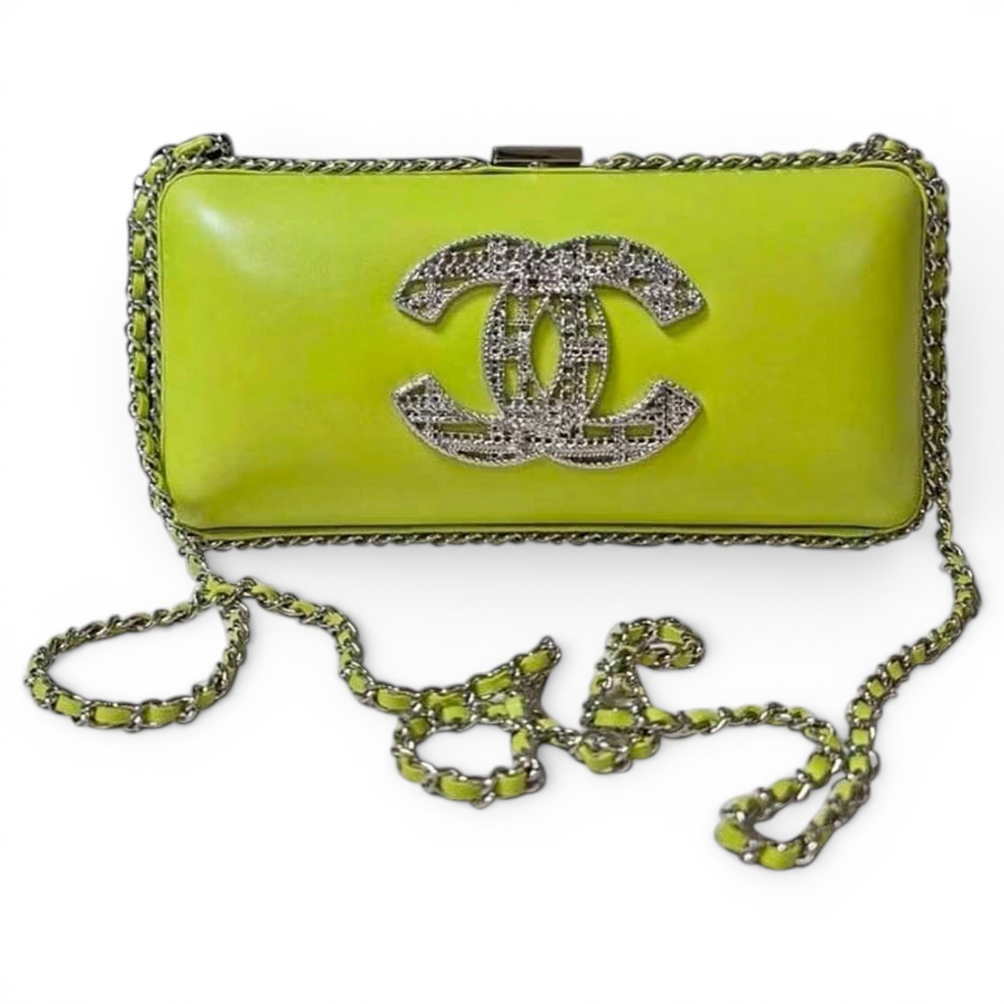 Légo leather clutch bag