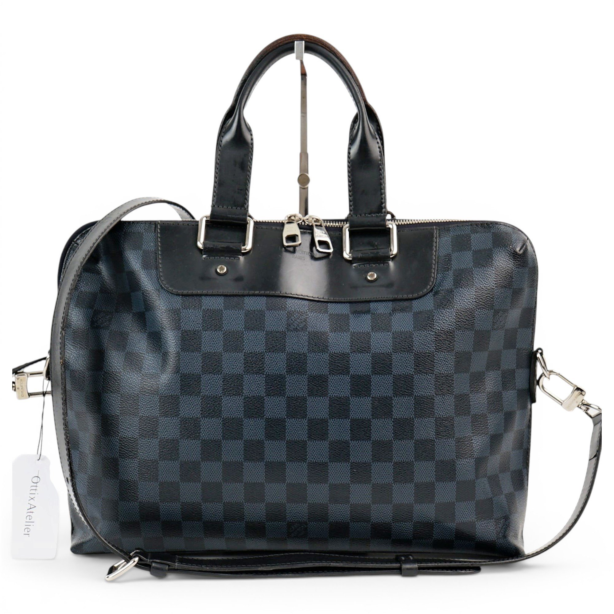 Porte Documents Voyage leather handbag