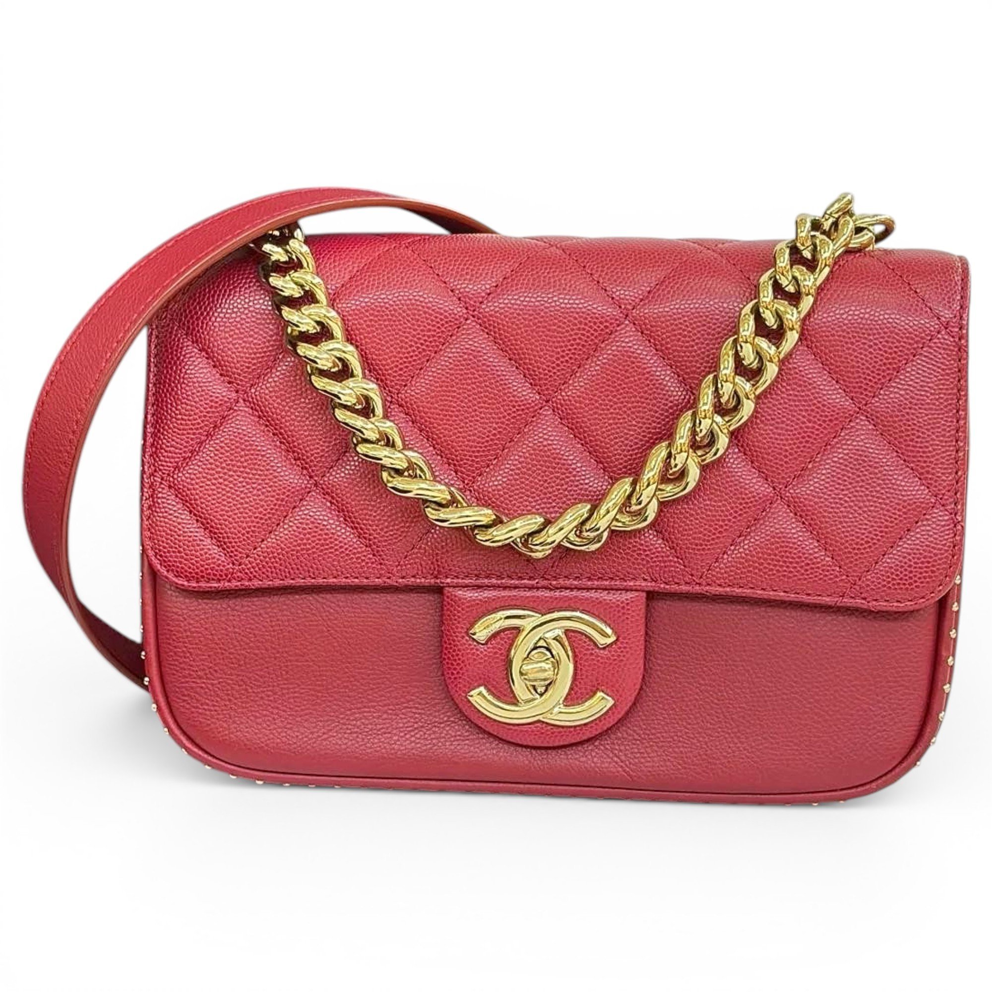 Leather mini bag