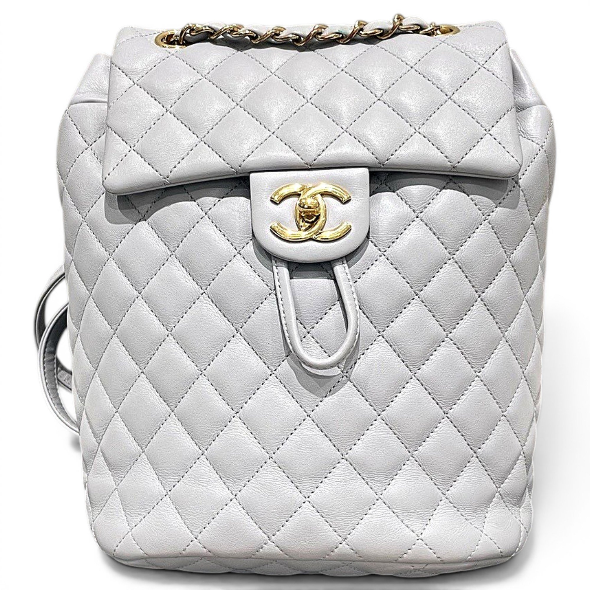 Leather backpack