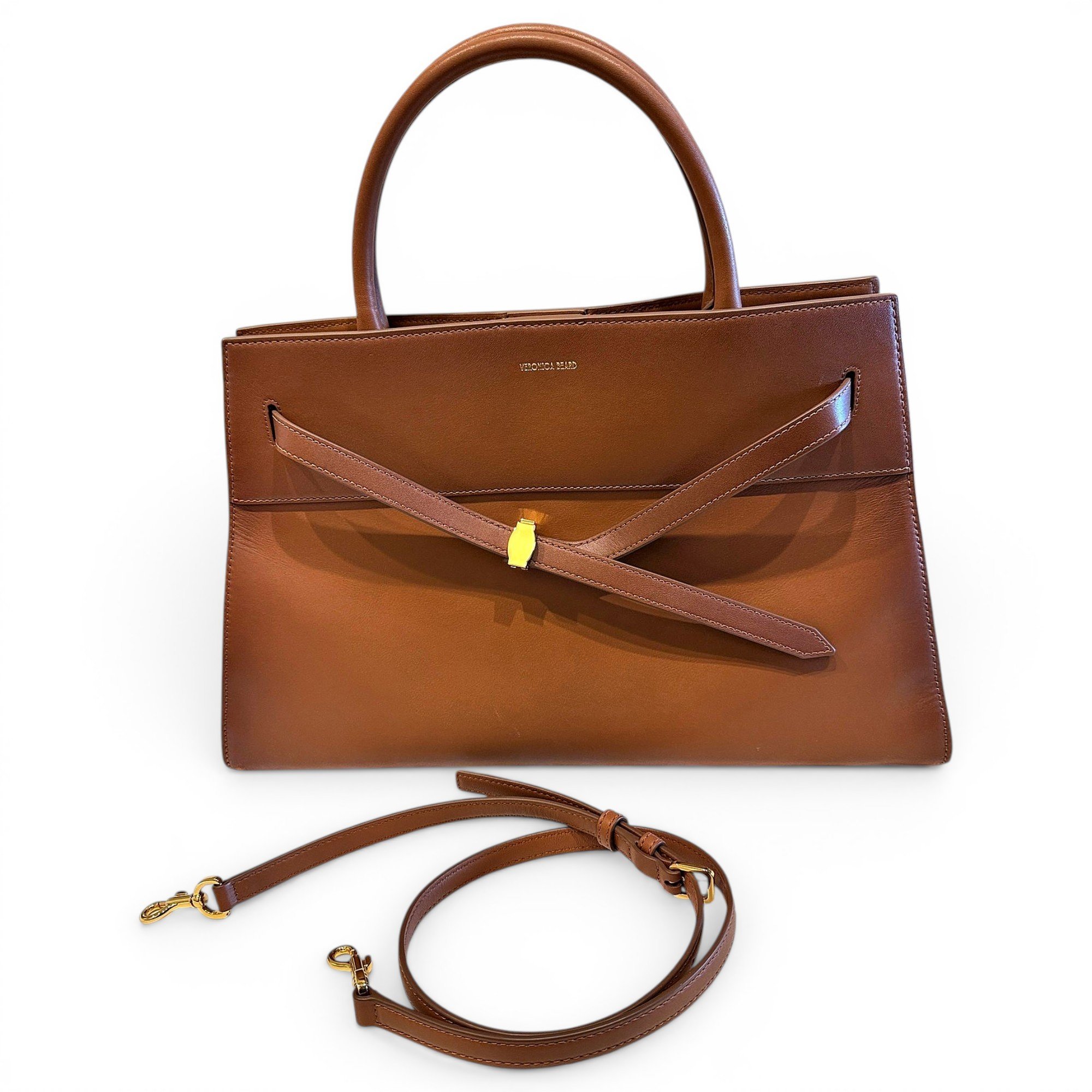 Leather tote