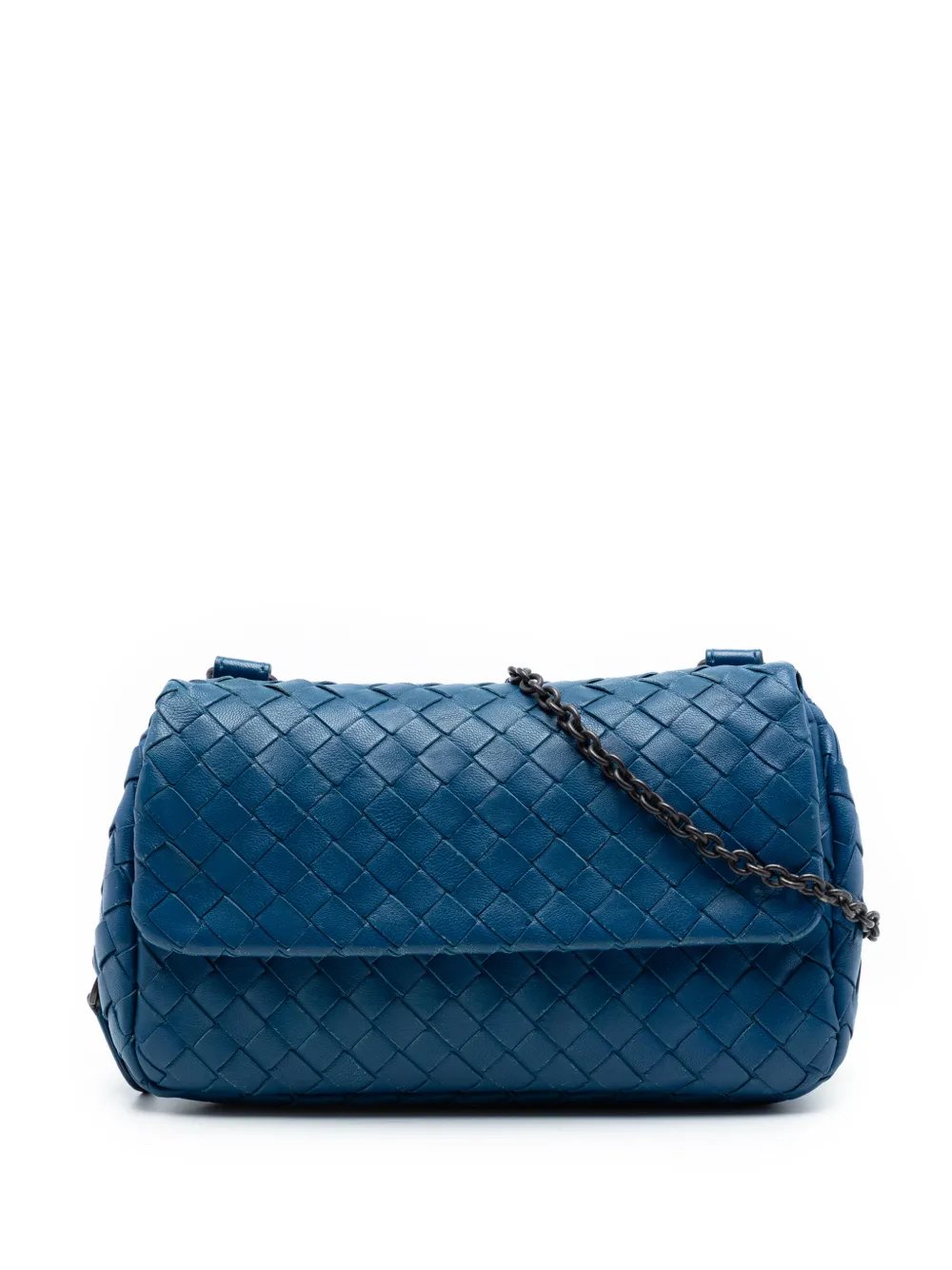 2012-2026 Mini Nappa Intrecciato Expandable Chain Flap crossbody bag