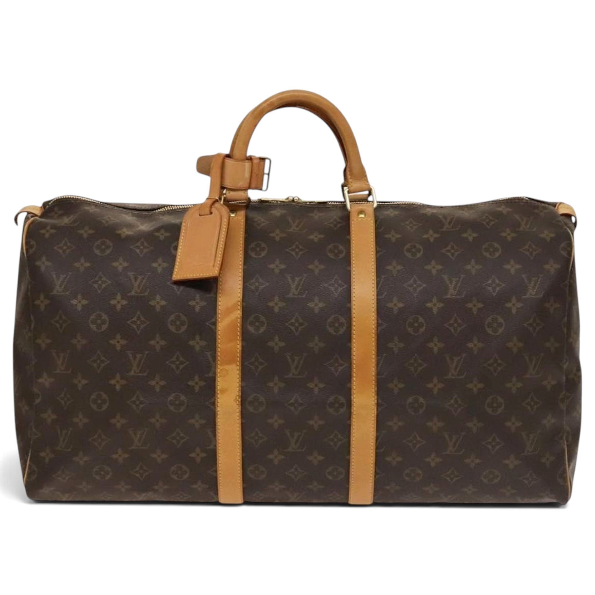 Leather bowling bag