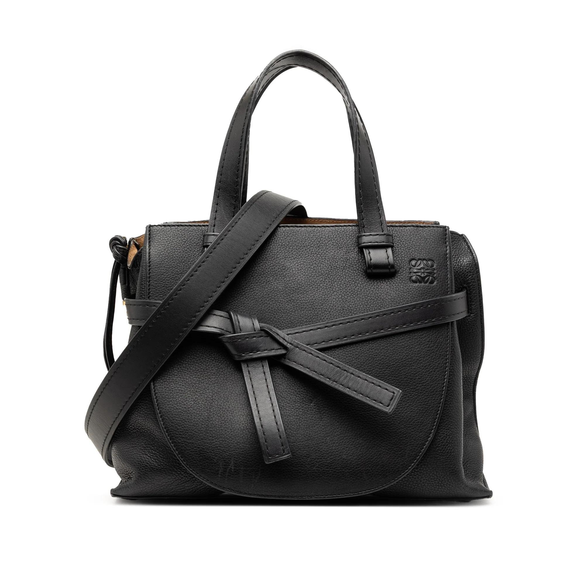 Gate Top Handle pony-style calfskin handbag