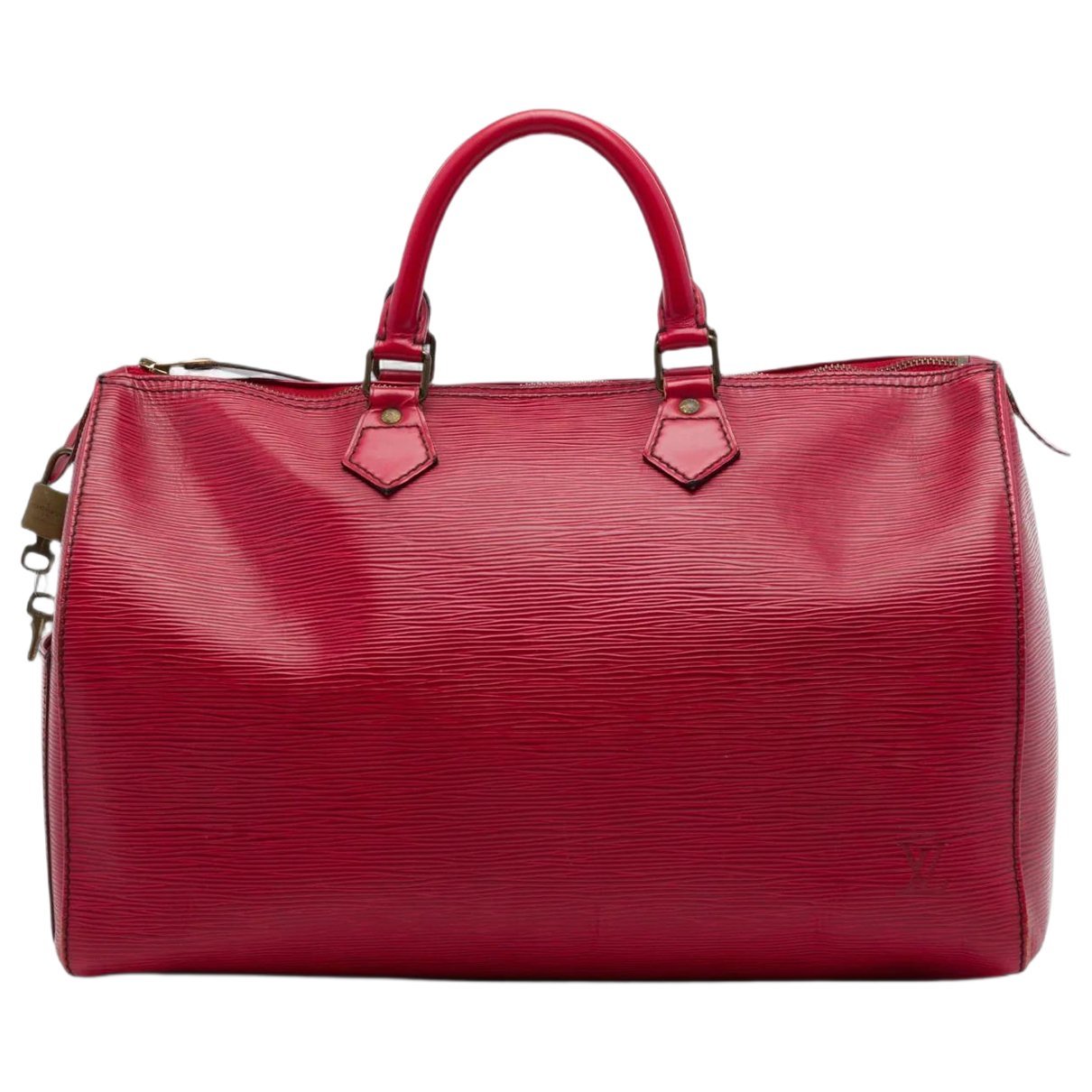 Speedy leather handbag