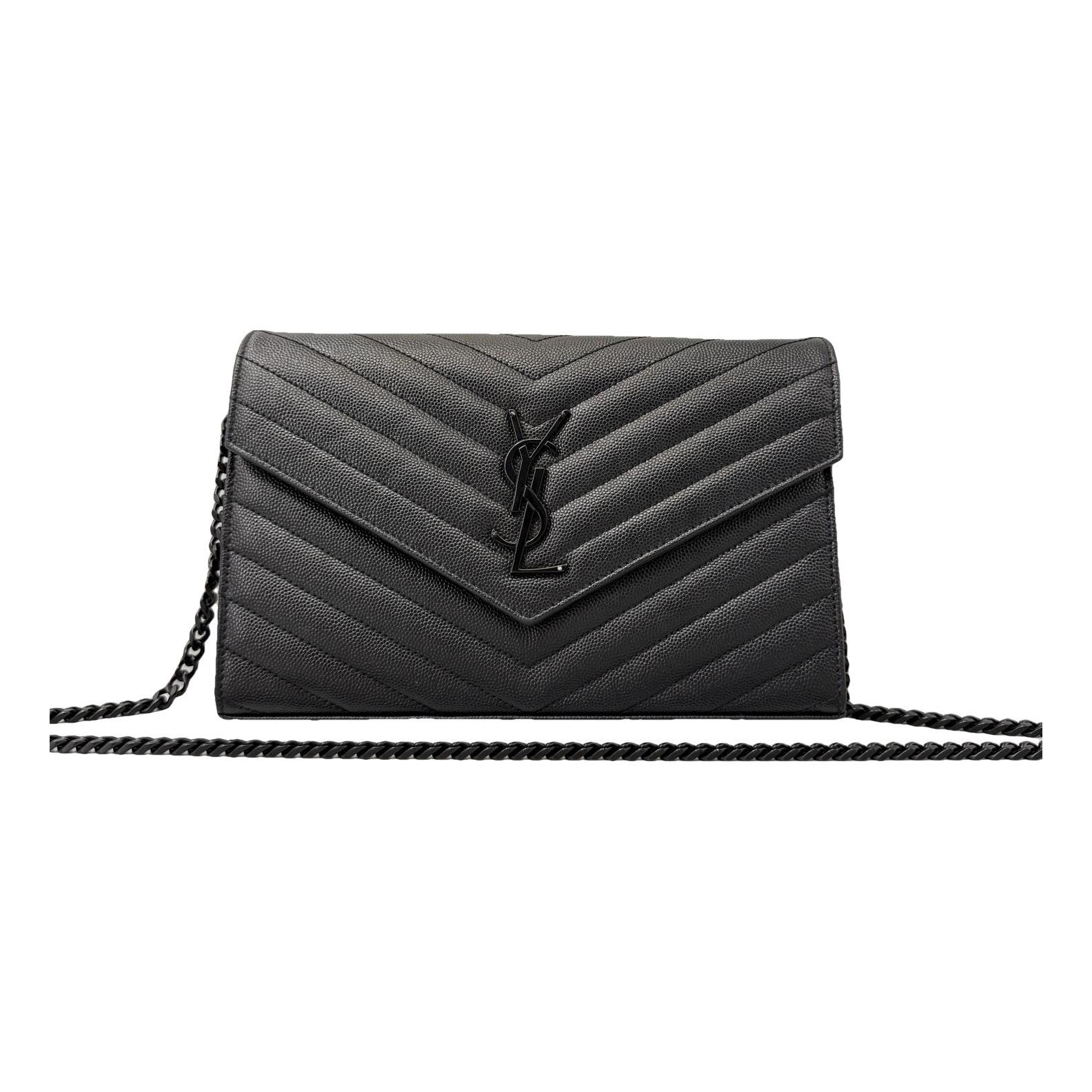 Portefeuille enveloppe leather handbag