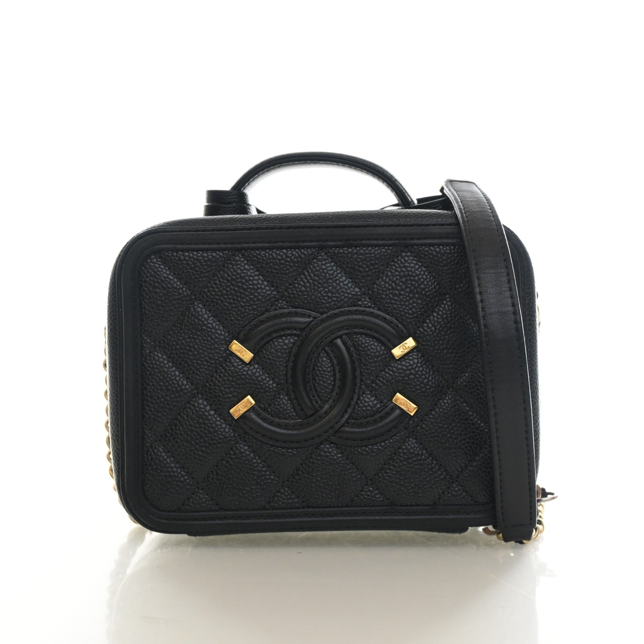 Chanel Small Caviar Filigree Vanity