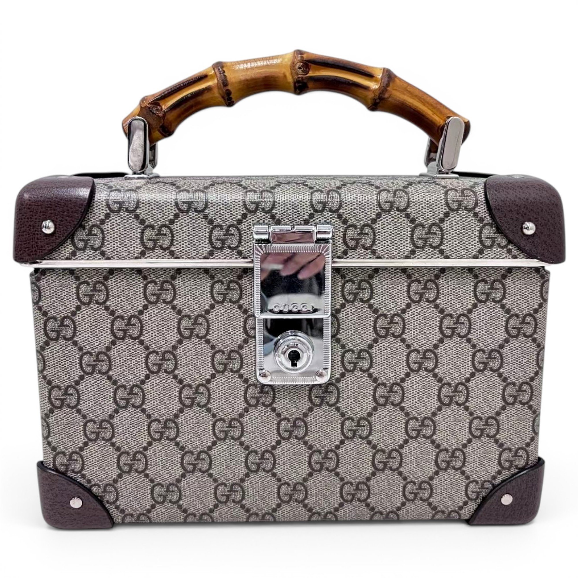Globe-Trotter leather handbag