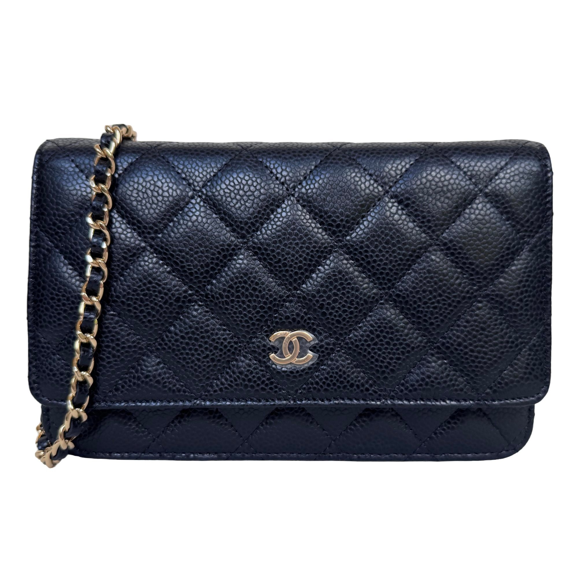 Wallet On Chain Timeless/Classique leather crossbody bag