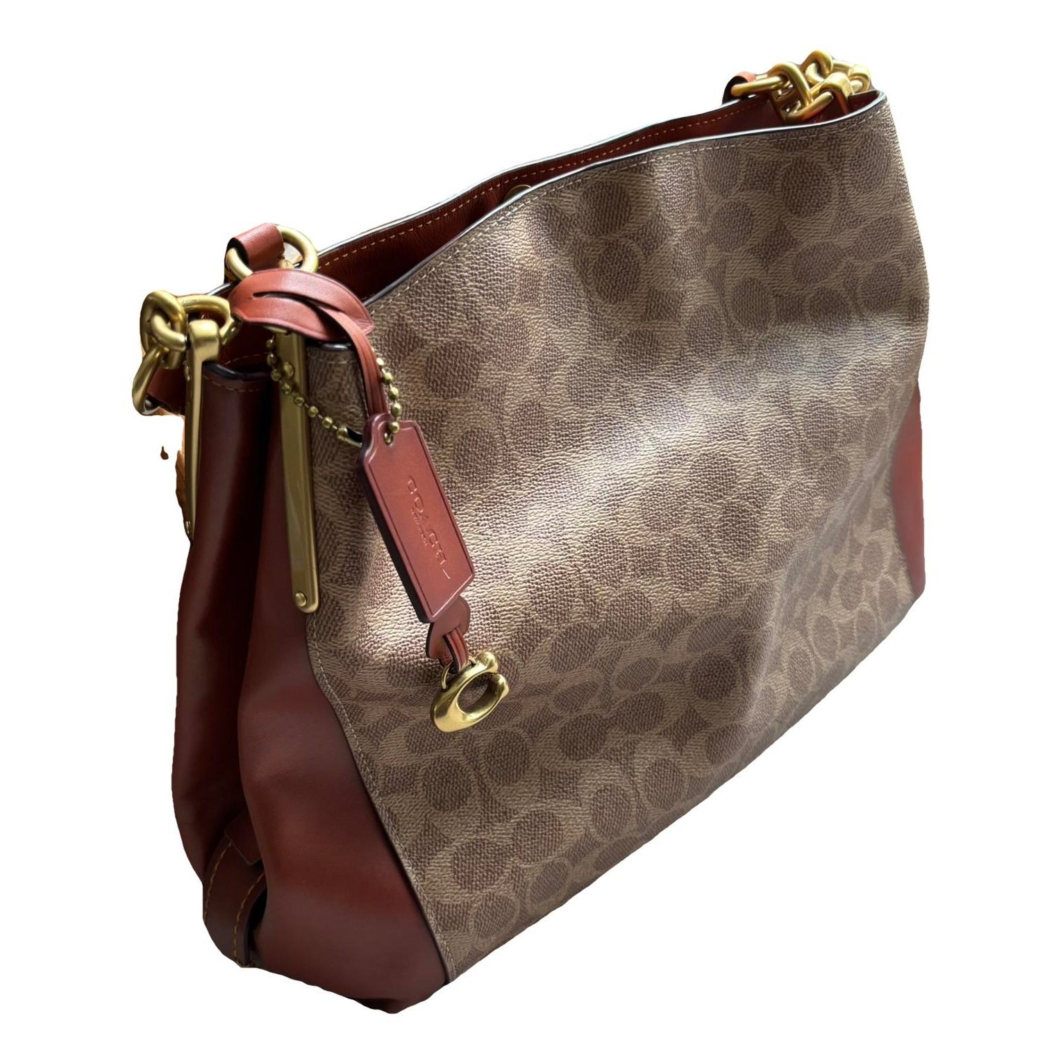 Leather tote